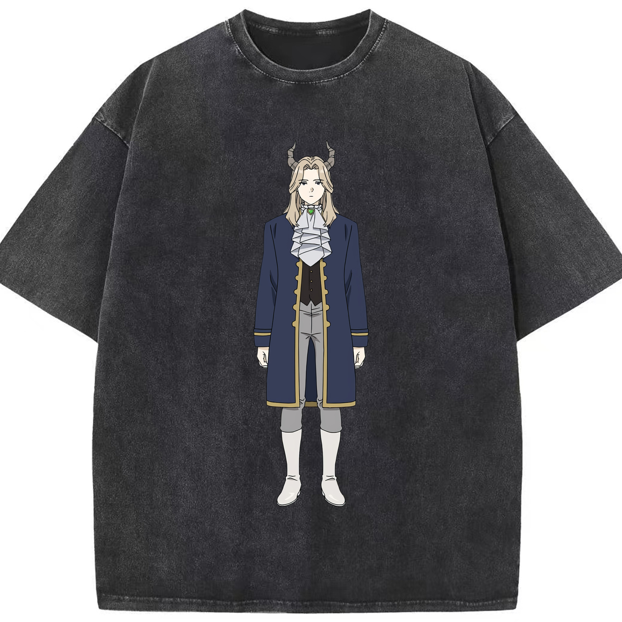 （画像用） 葬送のフリーレン Frieren 綿100% ヴィンテージ風 半袖Tシャツ（フロントプリント）