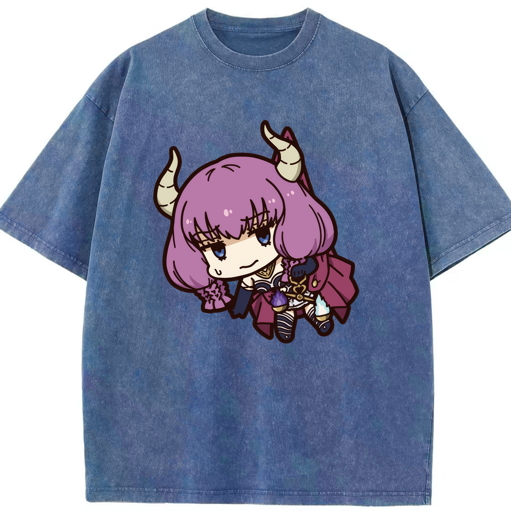 （画像用） 葬送のフリーレン Frieren 綿100% ヴィンテージ風 半袖Tシャツ（フロントプリント）