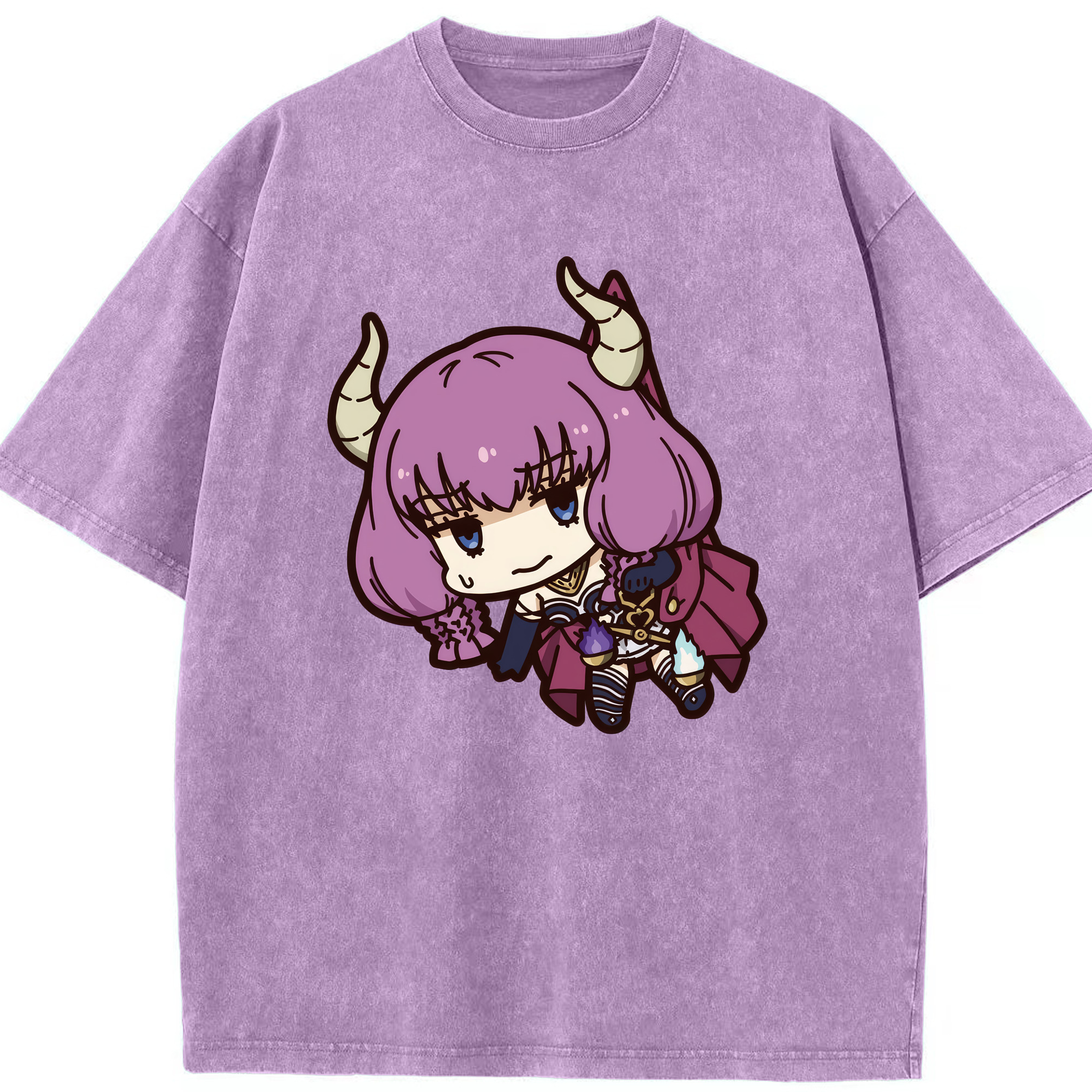 （画像用） 葬送のフリーレン Frieren 綿100% ヴィンテージ風 半袖Tシャツ（フロントプリント）