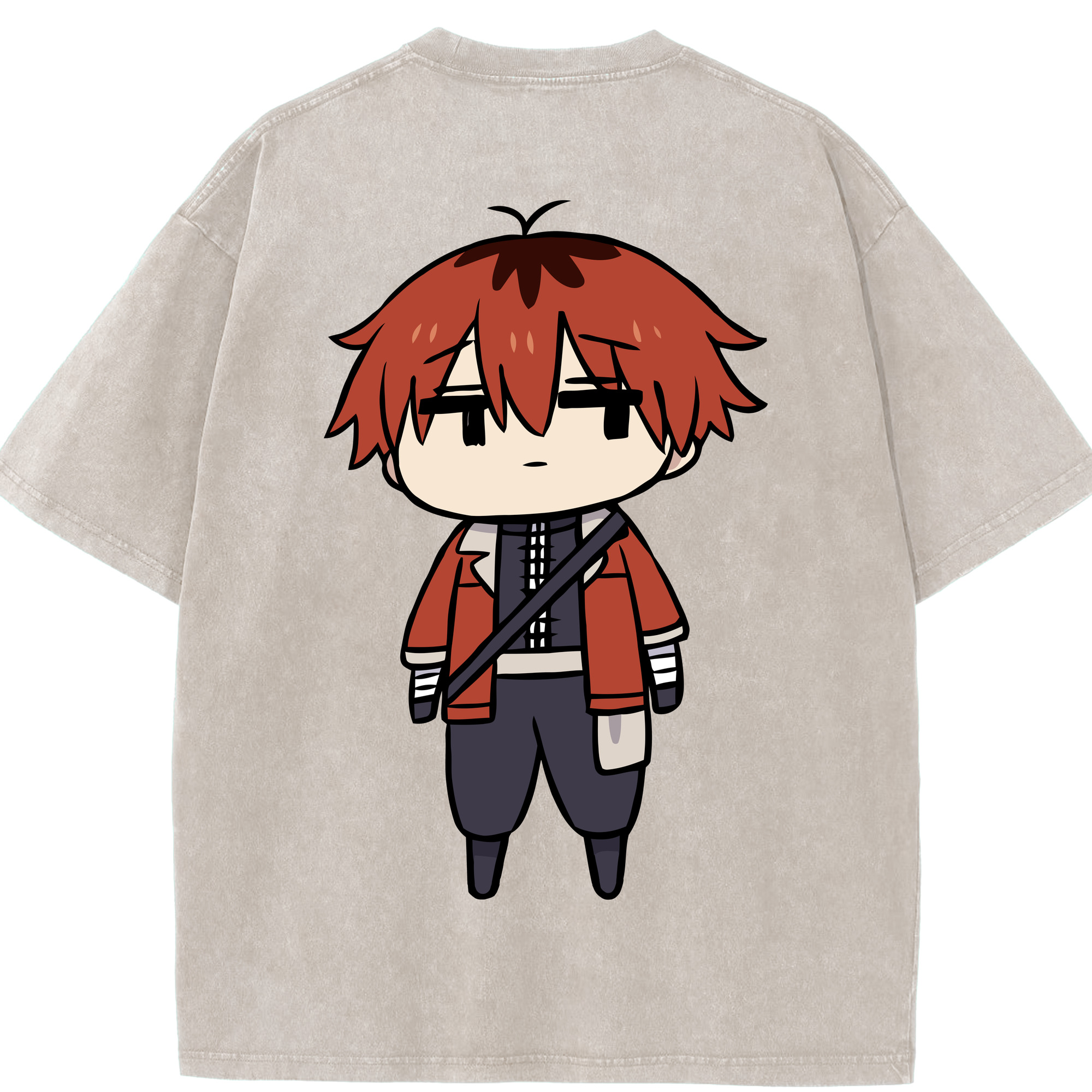 （画像用） 葬送のフリーレン Frieren 綿100% ヴィンテージ風 半袖Tシャツ（背面プリント）