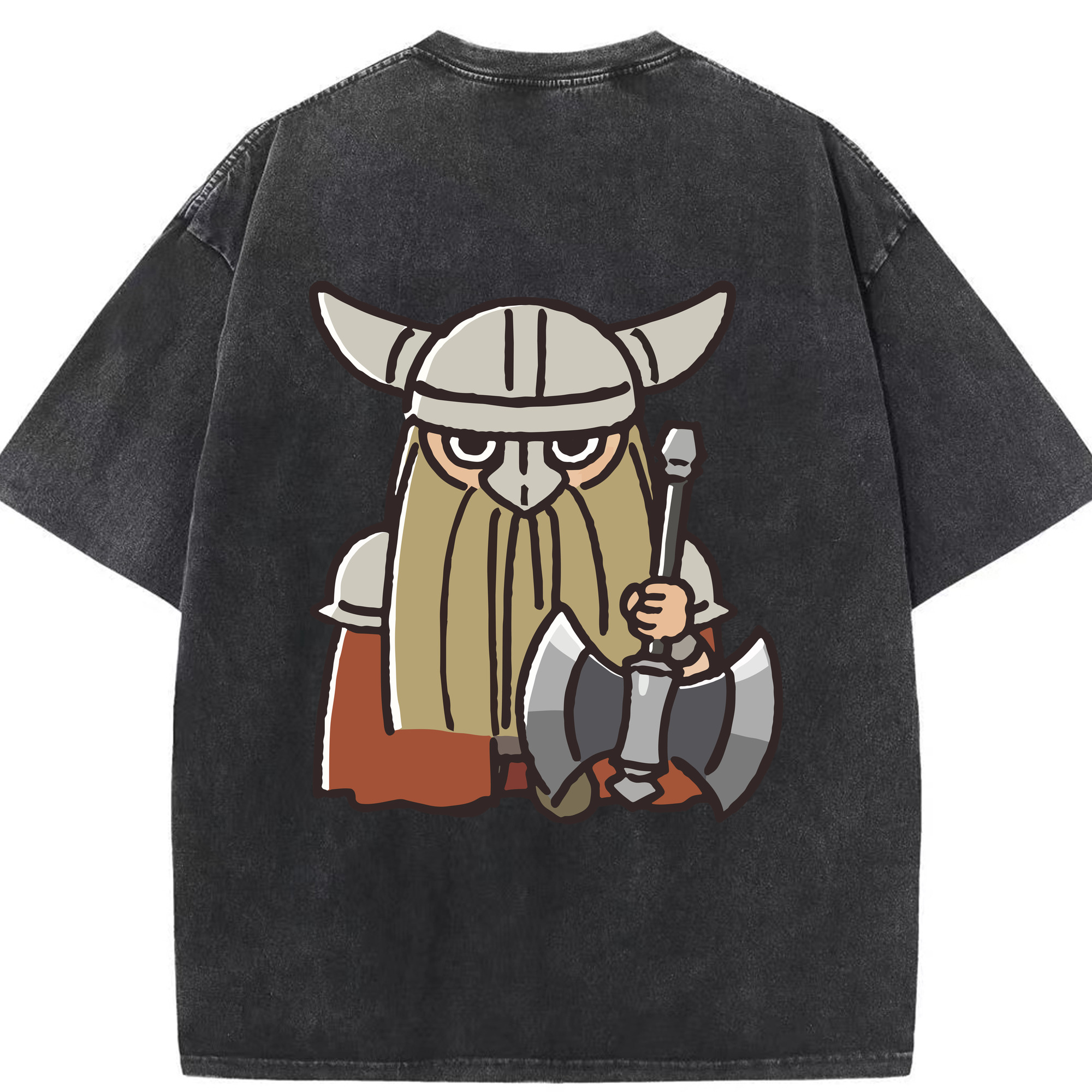 （画像用） 葬送のフリーレン Frieren 綿100% ヴィンテージ風 半袖Tシャツ（背面プリント）