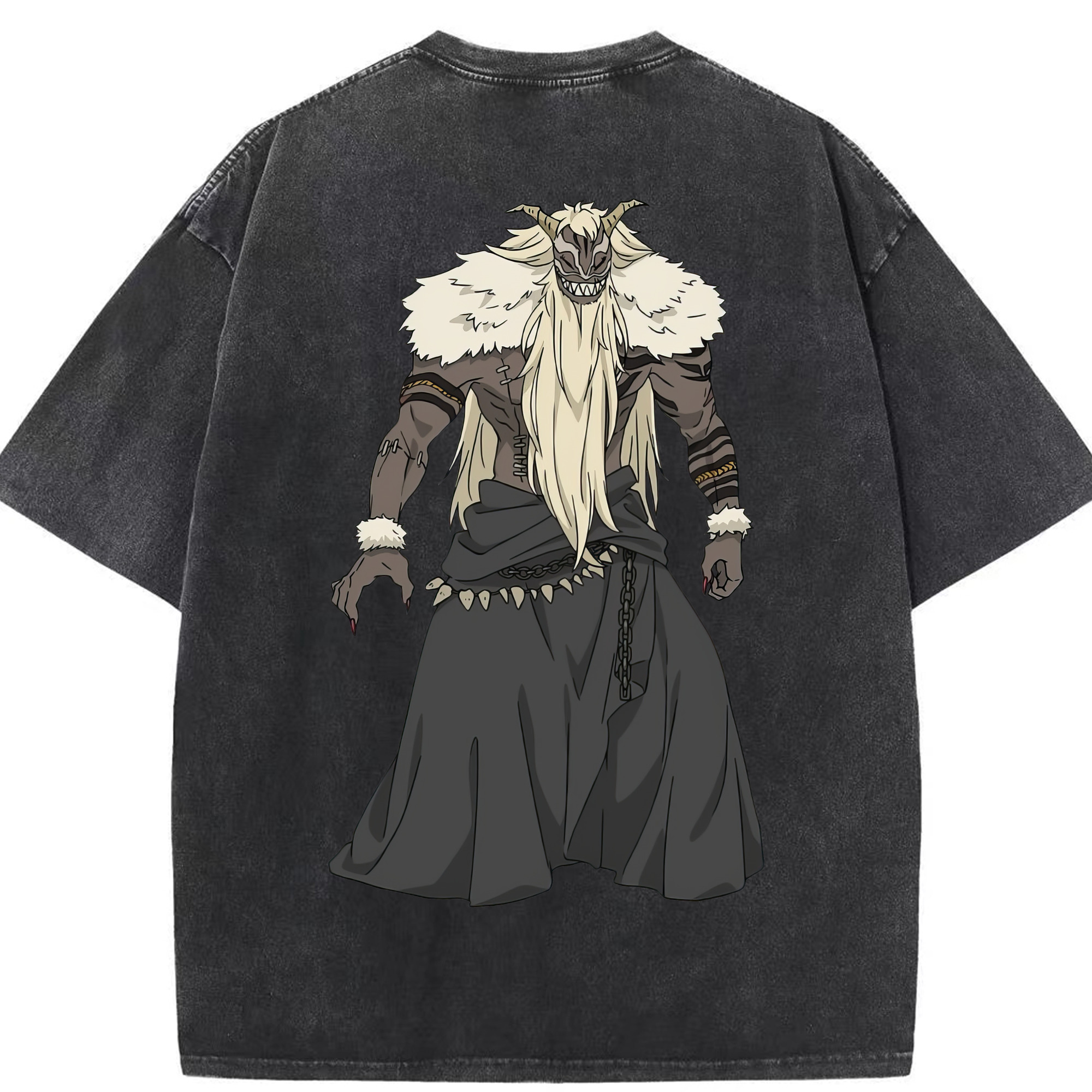 （画像用） 葬送のフリーレン Frieren 綿100% ヴィンテージ風 半袖Tシャツ（背面プリント）
