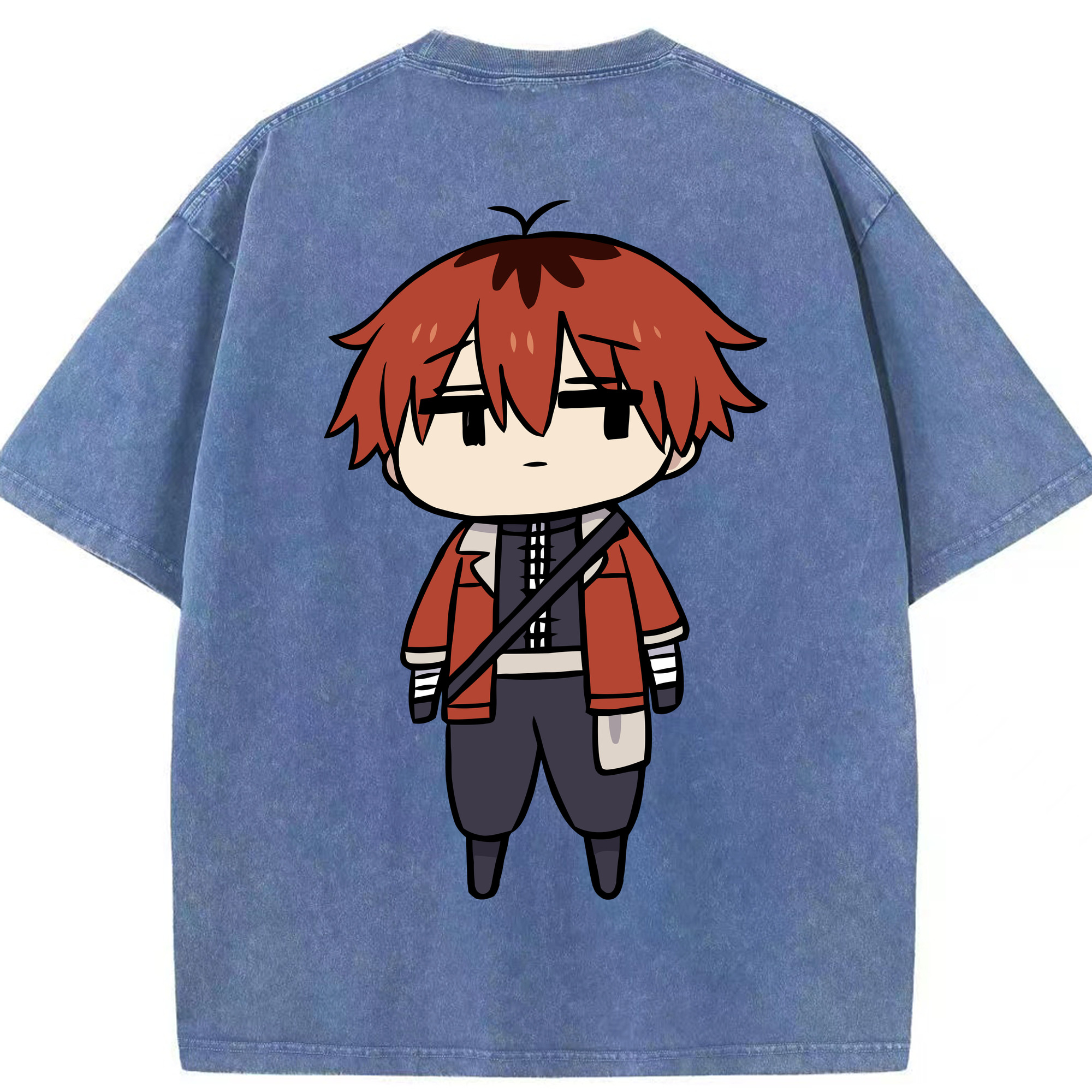 （画像用） 葬送のフリーレン Frieren 綿100% ヴィンテージ風 半袖Tシャツ（背面プリント）