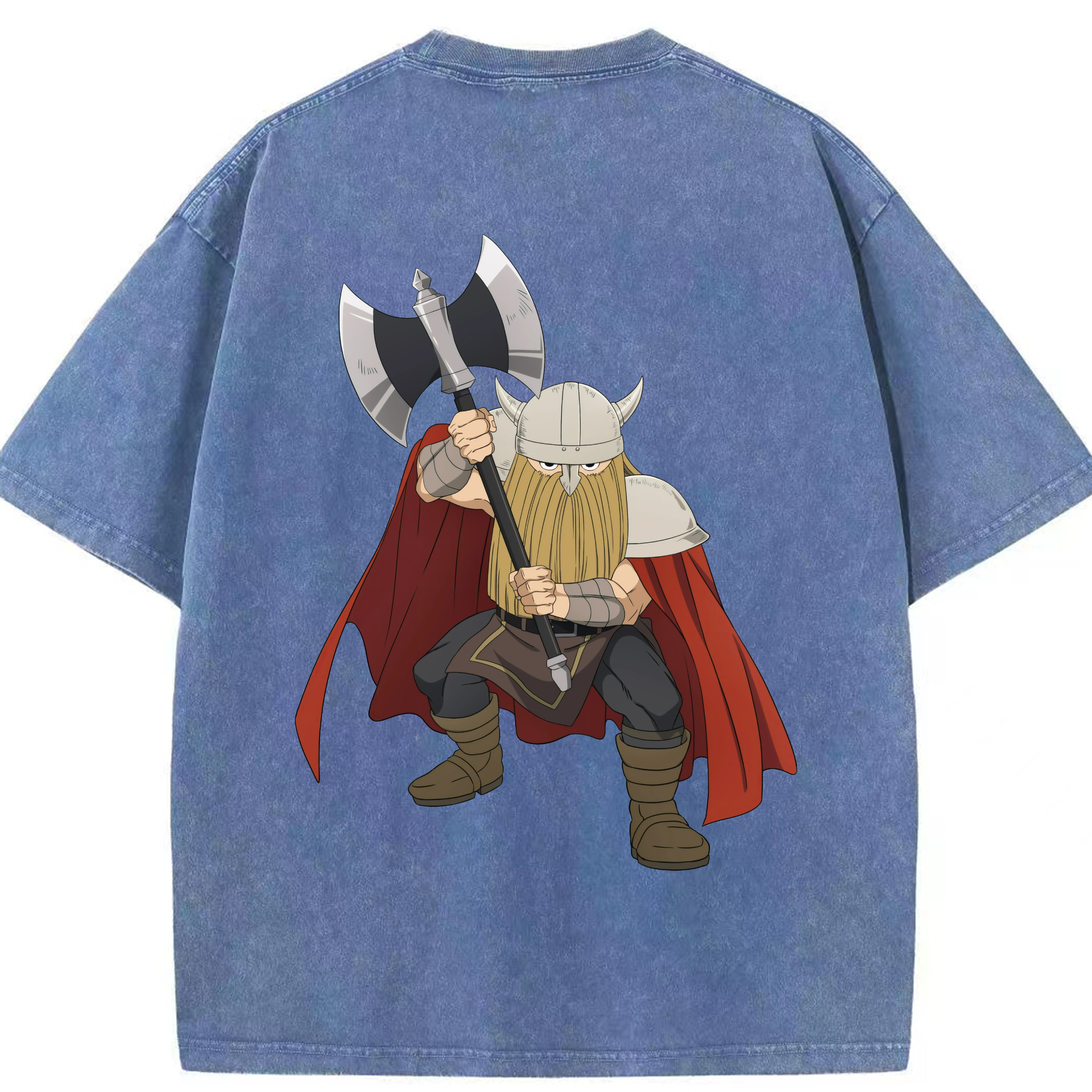 （画像用） 葬送のフリーレン Frieren 綿100% ヴィンテージ風 半袖Tシャツ（背面プリント）