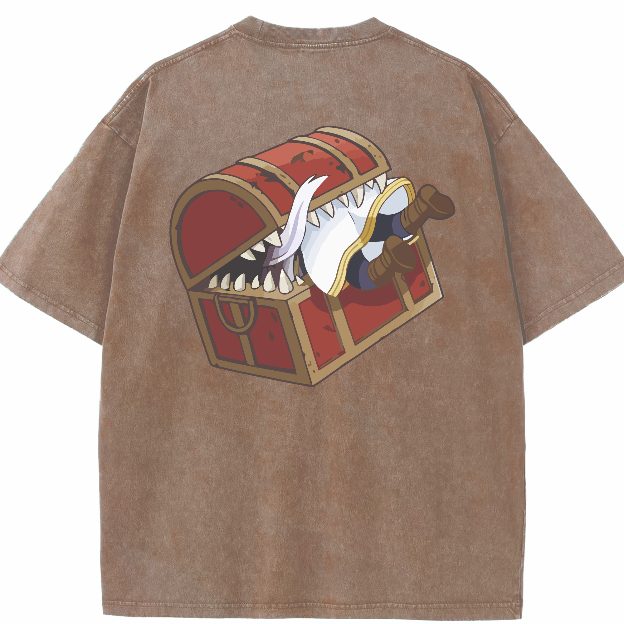 （画像用） 葬送のフリーレン Frieren 綿100% ヴィンテージ風 半袖Tシャツ（背面プリント）
