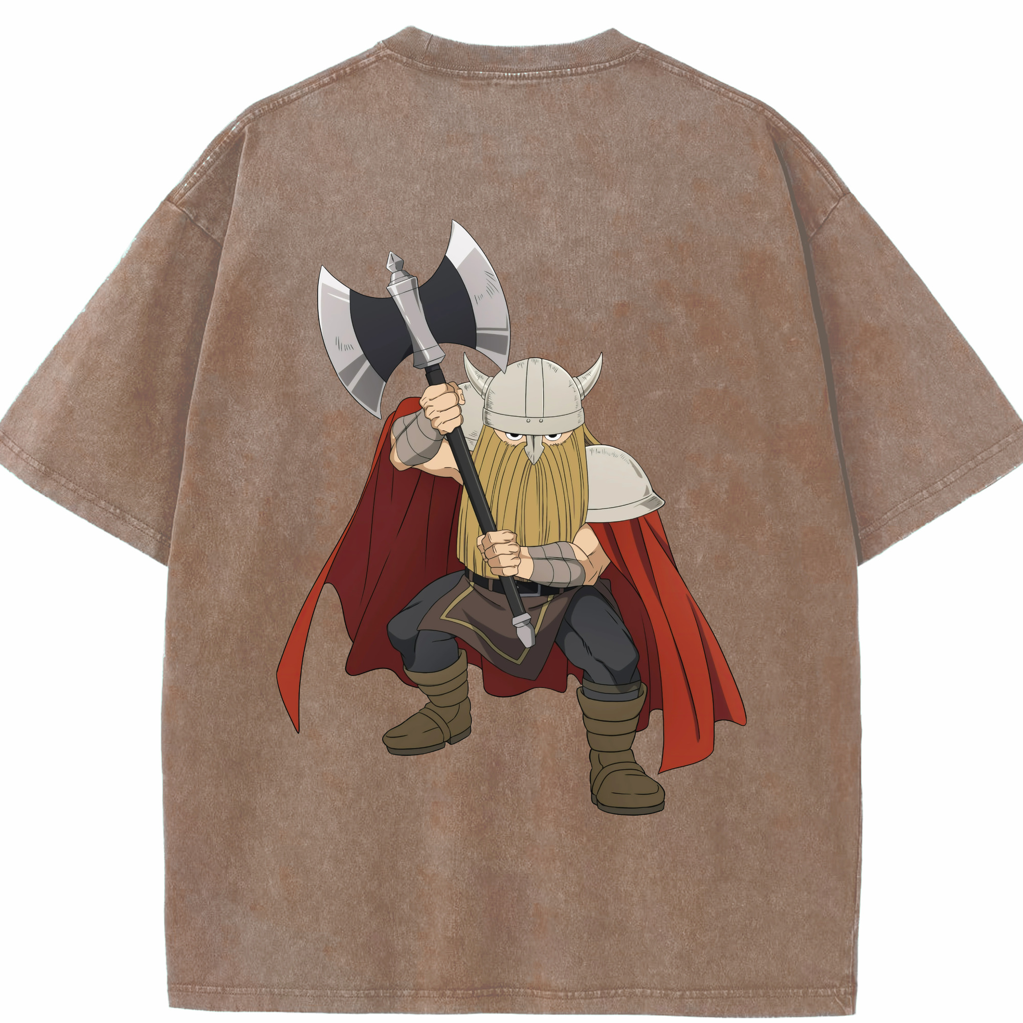 （画像用） 葬送のフリーレン Frieren 綿100% ヴィンテージ風 半袖Tシャツ（背面プリント）