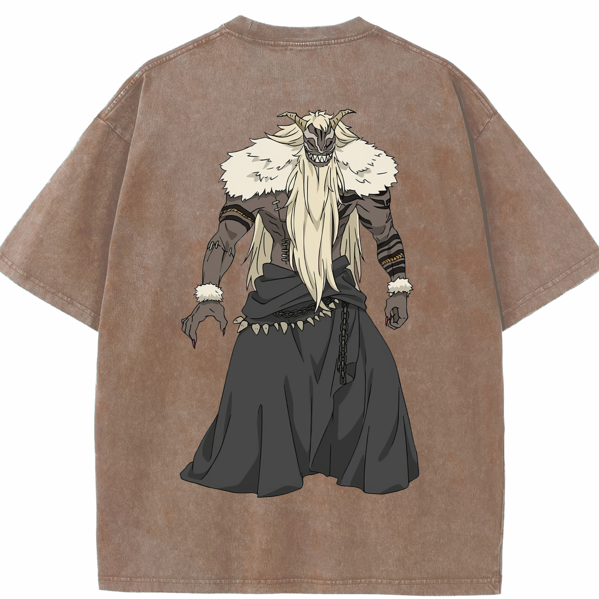 （画像用） 葬送のフリーレン Frieren 綿100% ヴィンテージ風 半袖Tシャツ（背面プリント）