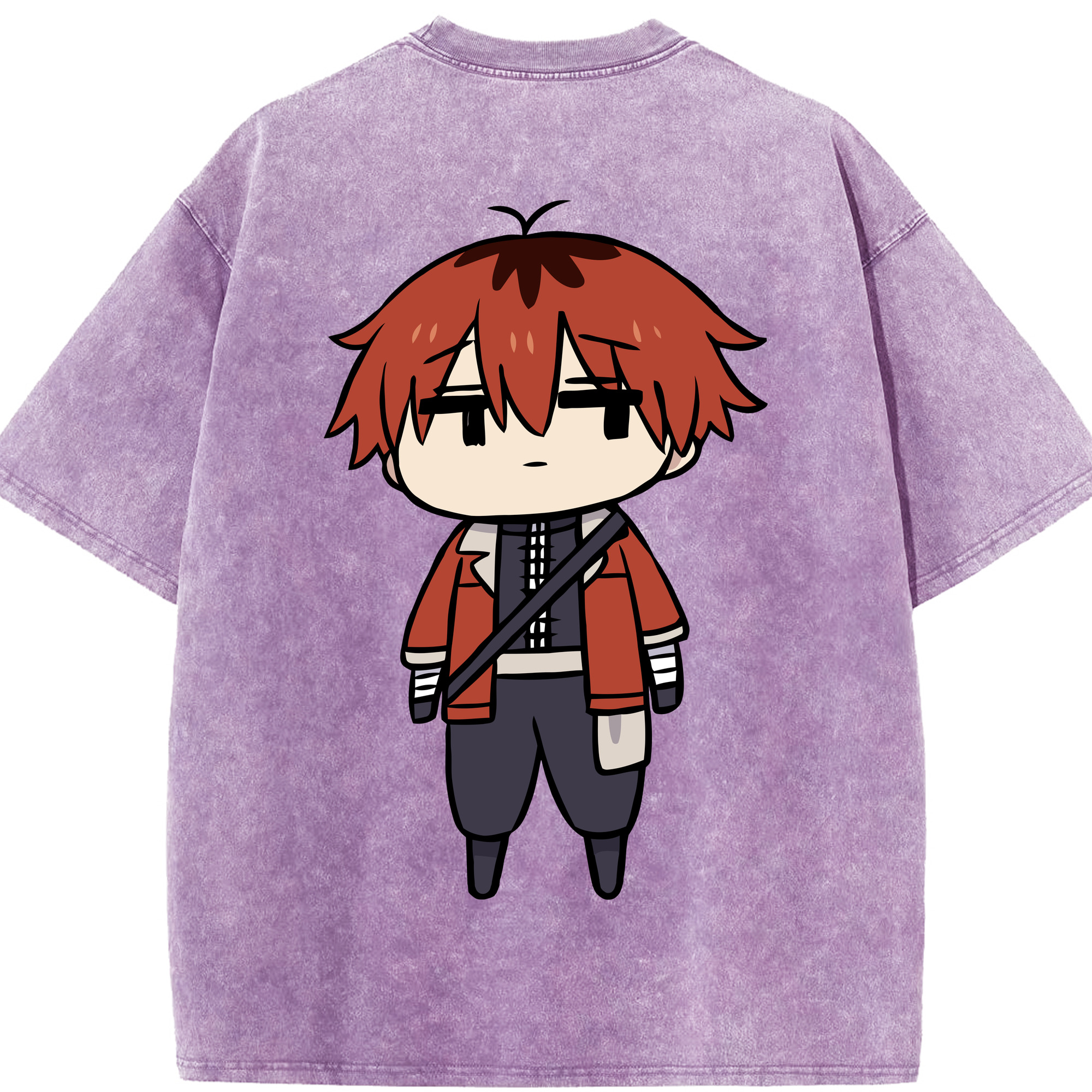 （画像用） 葬送のフリーレン Frieren 綿100% ヴィンテージ風 半袖Tシャツ（背面プリント）