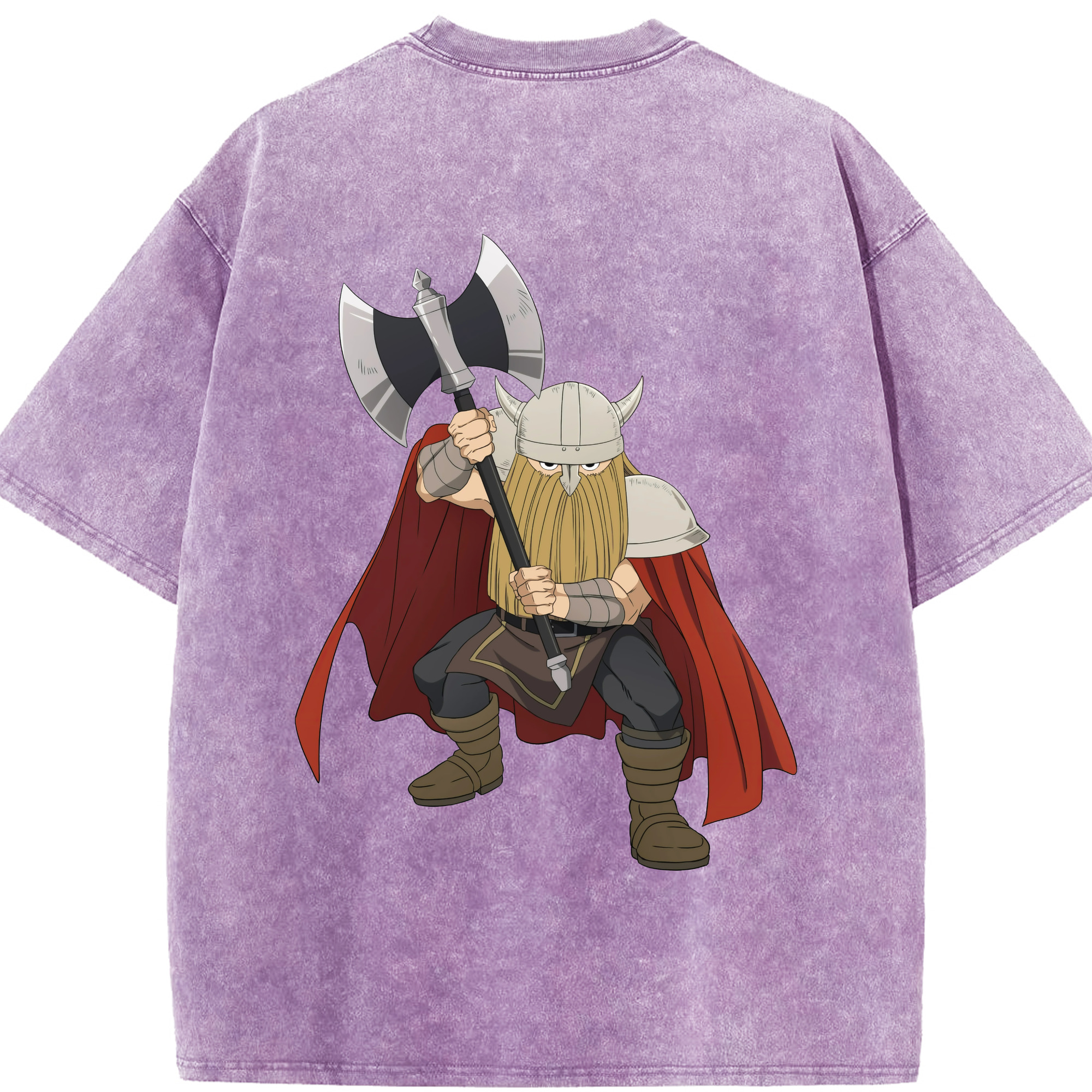 （画像用） 葬送のフリーレン Frieren 綿100% ヴィンテージ風 半袖Tシャツ（背面プリント）