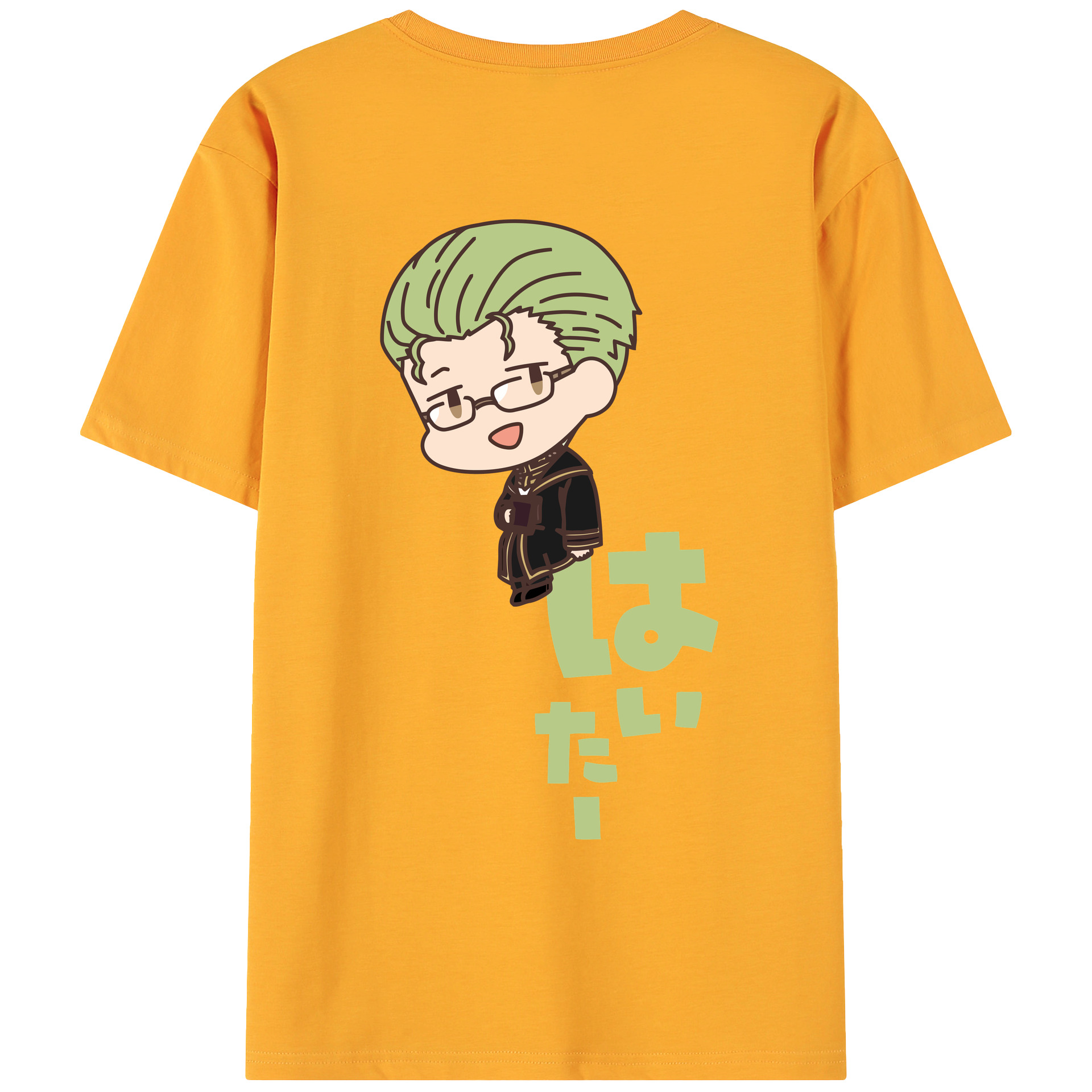 （画像用） 葬送のフリーレン Frieren 綿100％ メンズ半袖Tシャツ（バックプリント） 通気性