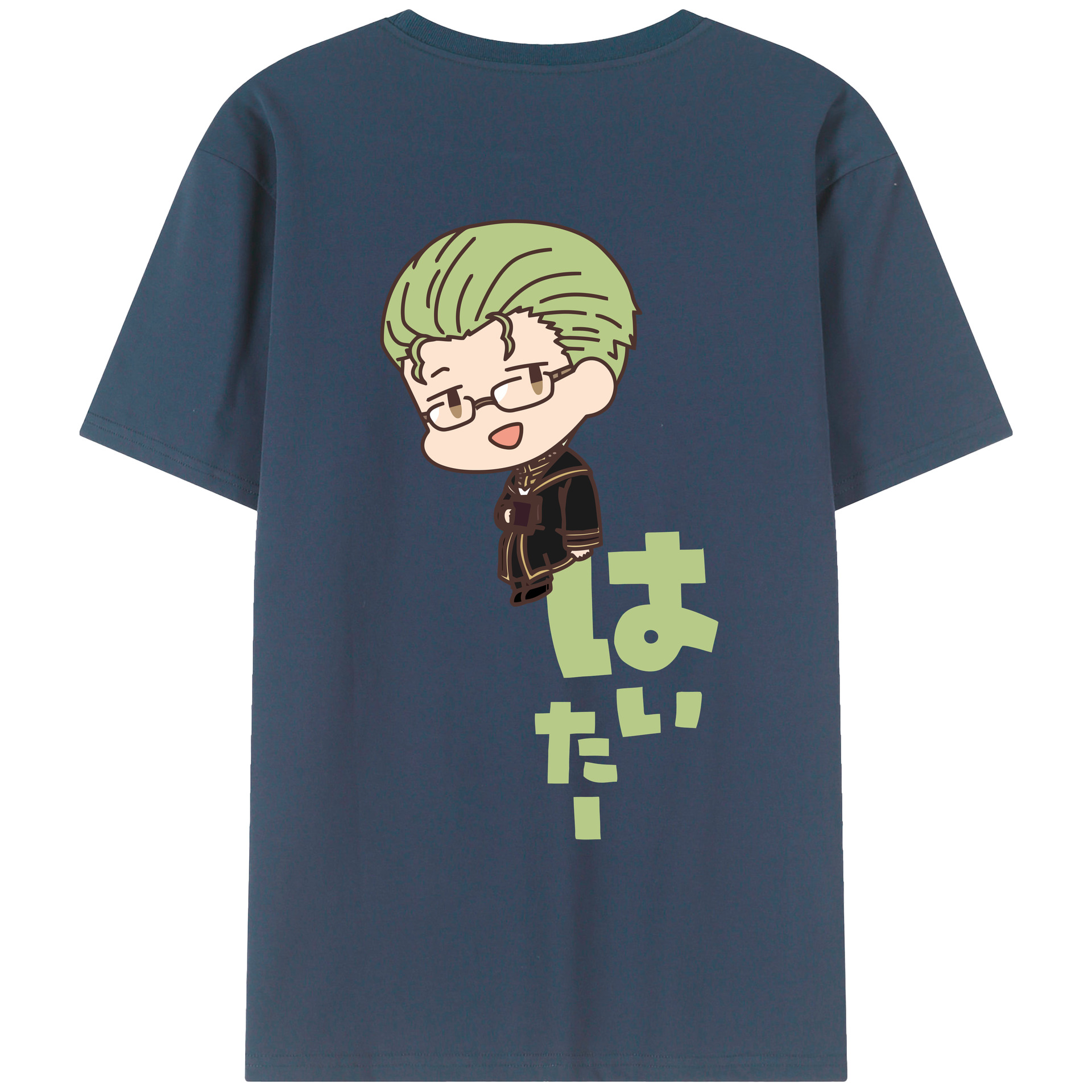 （画像用） 葬送のフリーレン Frieren 綿100％ メンズ半袖Tシャツ（バックプリント） 通気性