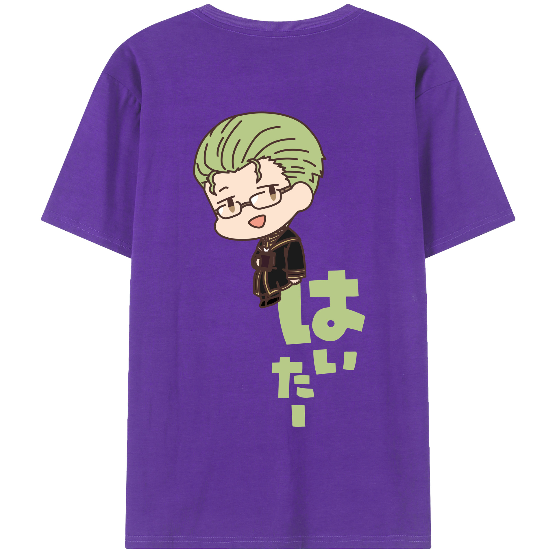（画像用） 葬送のフリーレン Frieren 綿100％ メンズ半袖Tシャツ（バックプリント） 通気性