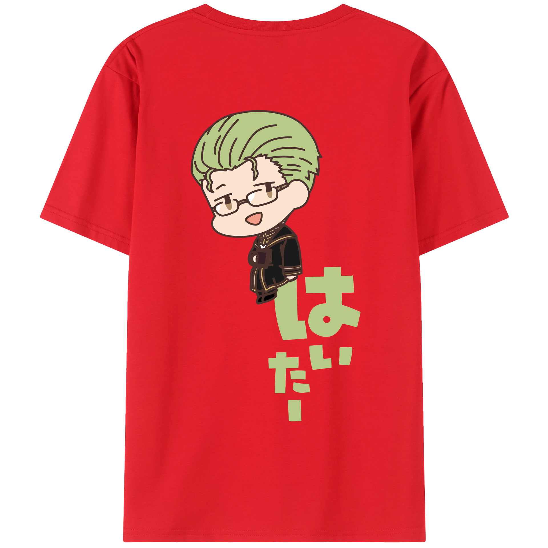 （画像用） 葬送のフリーレン Frieren 綿100％ メンズ半袖Tシャツ（バックプリント） 通気性