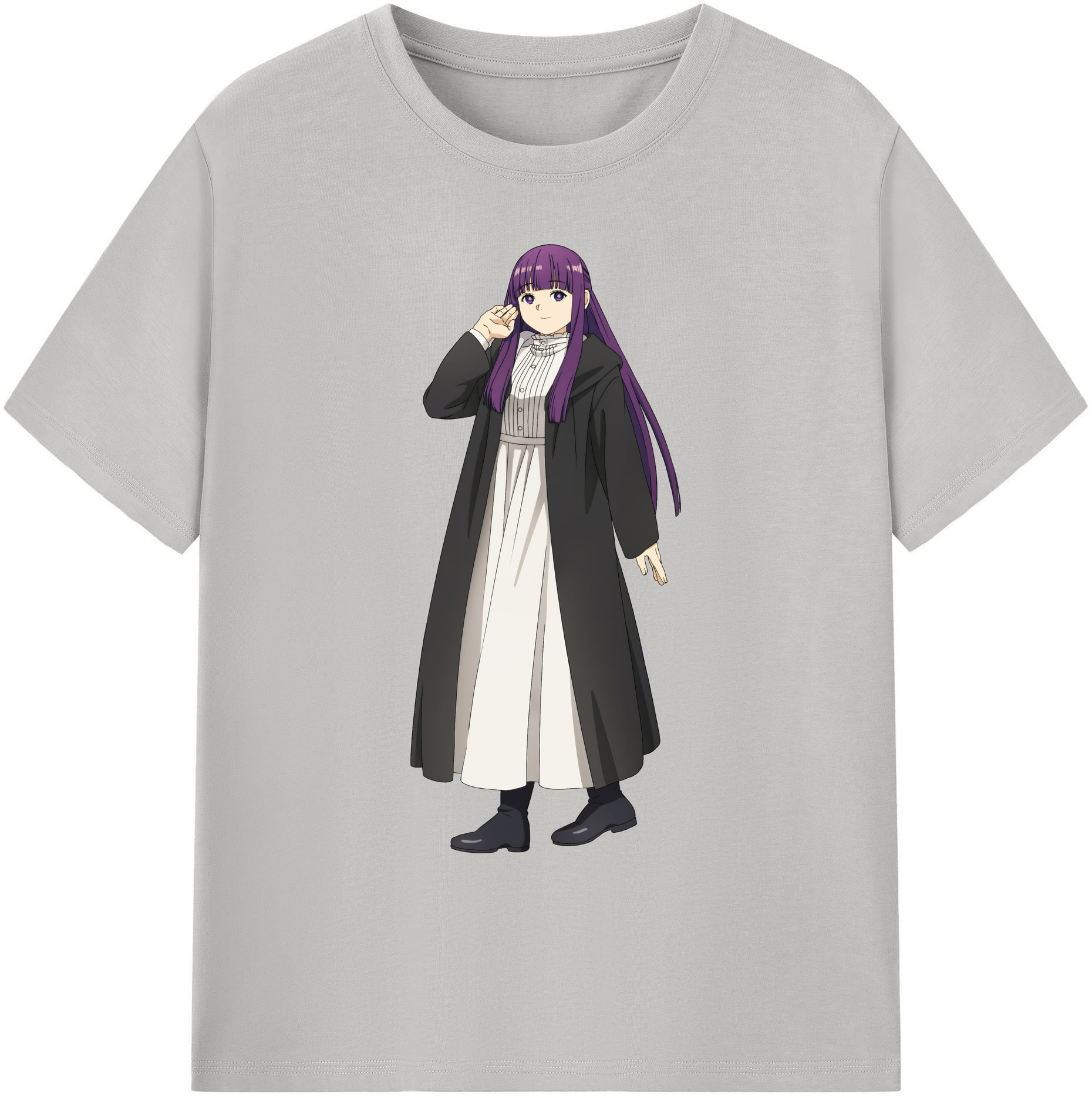 （画像用） 葬送のフリーレン Frieren 綿100％ メンズ半袖Tシャツ｜肌触りやわらか＆通気性