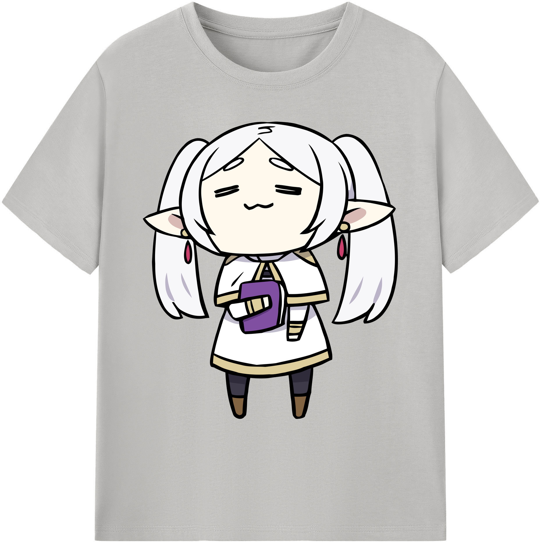 （画像用） 葬送のフリーレン Frieren 綿100％ メンズ半袖Tシャツ｜肌触りやわらか＆通気性