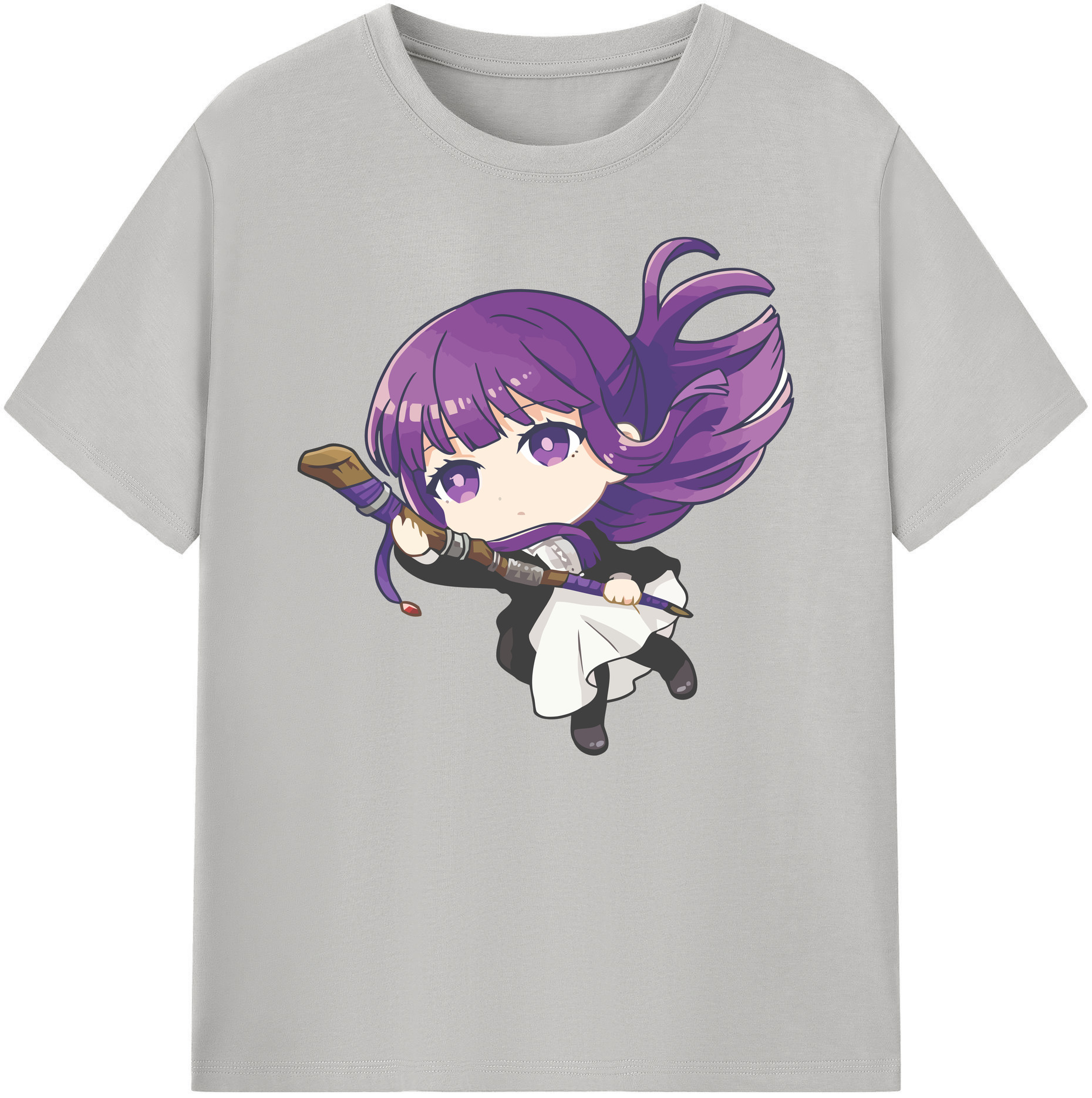 （画像用） 葬送のフリーレン Frieren 綿100％ メンズ半袖Tシャツ｜肌触りやわらか＆通気性