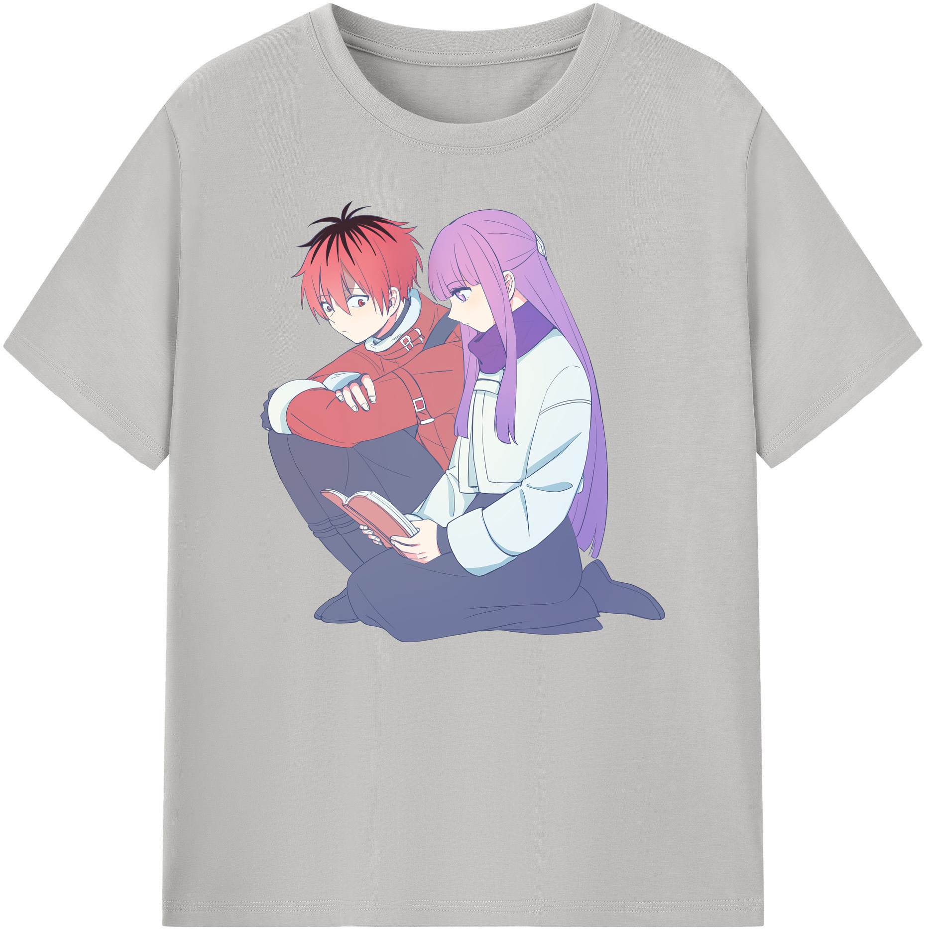 （画像用） 葬送のフリーレン Frieren 綿100％ メンズ半袖Tシャツ｜肌触りやわらか＆通気性