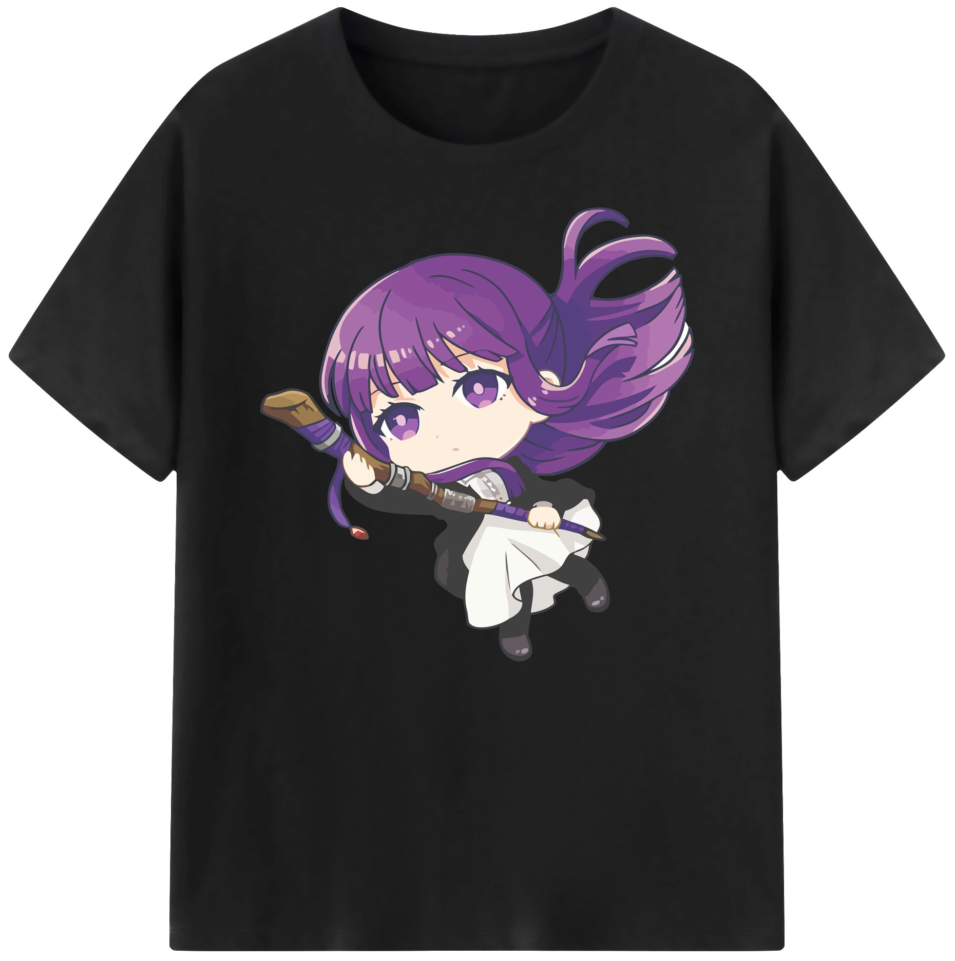 （画像用） 葬送のフリーレン Frieren 綿100％ メンズ半袖Tシャツ｜肌触りやわらか＆通気性