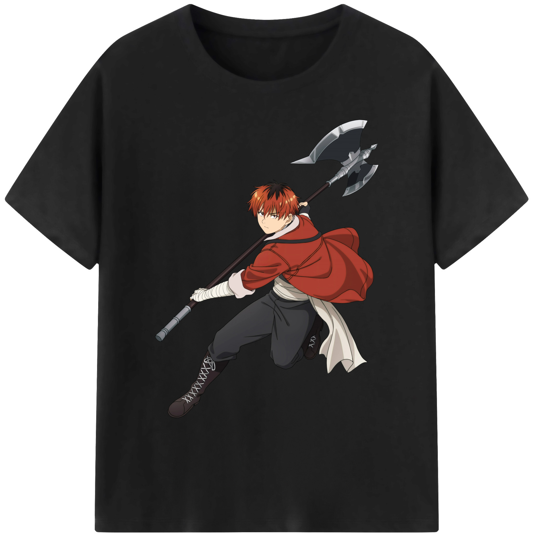 （画像用） 葬送のフリーレン Frieren 綿100％ メンズ半袖Tシャツ｜肌触りやわらか＆通気性