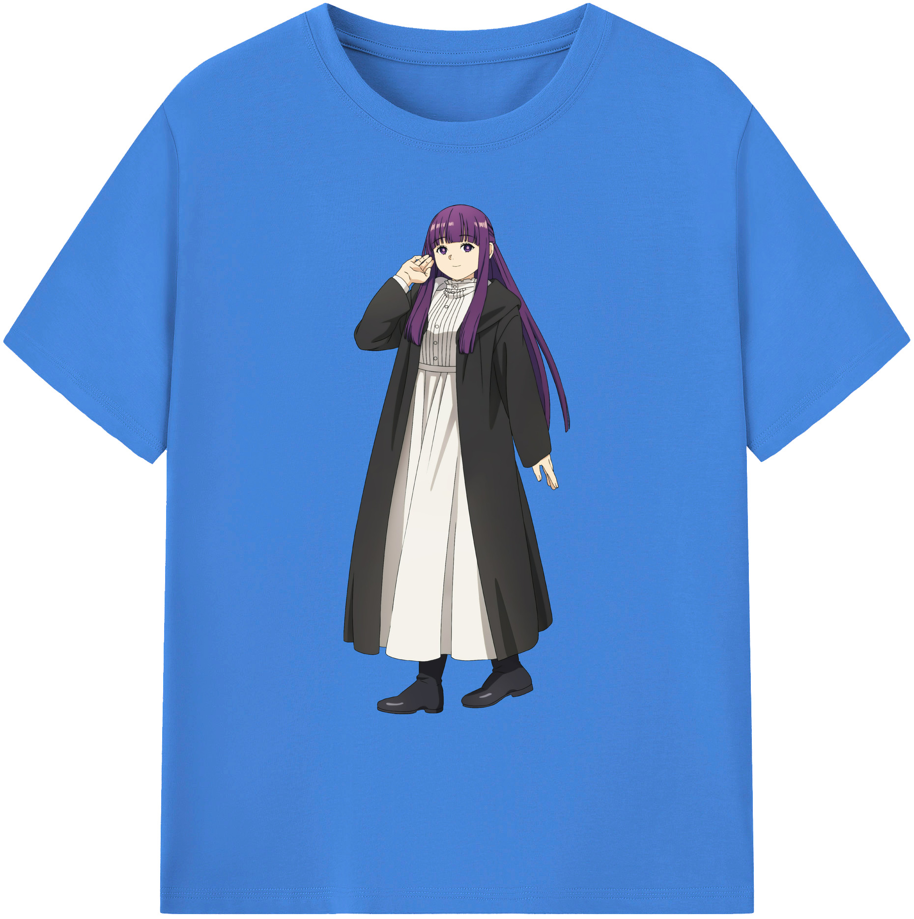 （画像用） 葬送のフリーレン Frieren 綿100％ メンズ半袖Tシャツ｜肌触りやわらか＆通気性