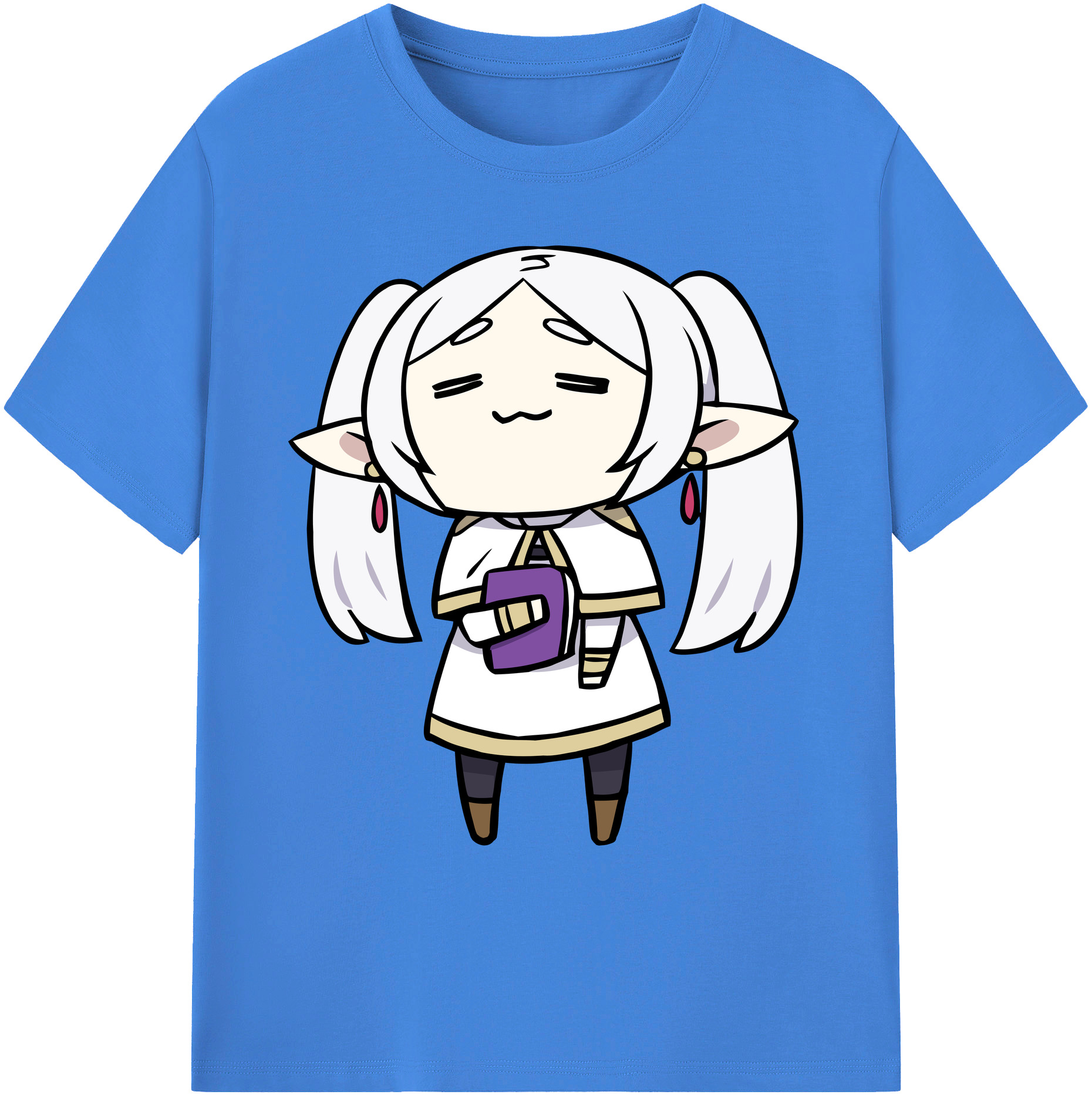 （画像用） 葬送のフリーレン Frieren 綿100％ メンズ半袖Tシャツ｜肌触りやわらか＆通気性