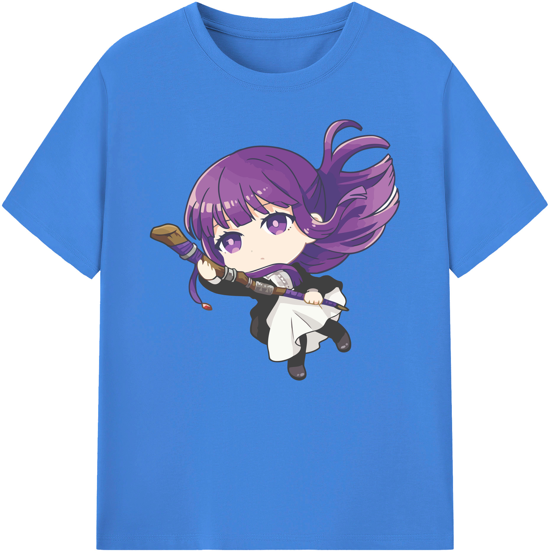 （画像用） 葬送のフリーレン Frieren 綿100％ メンズ半袖Tシャツ｜肌触りやわらか＆通気性