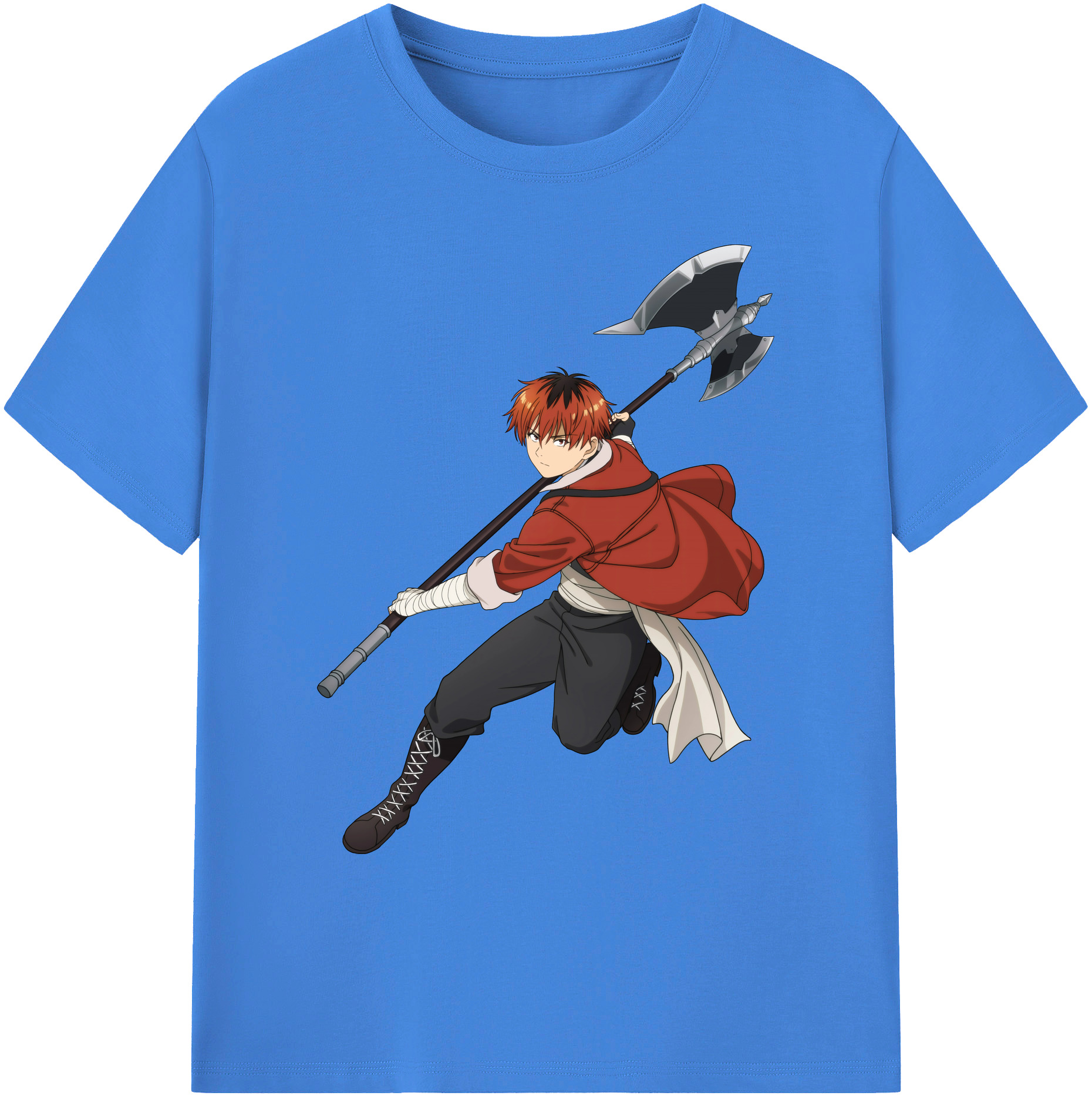 （画像用） 葬送のフリーレン Frieren 綿100％ メンズ半袖Tシャツ｜肌触りやわらか＆通気性