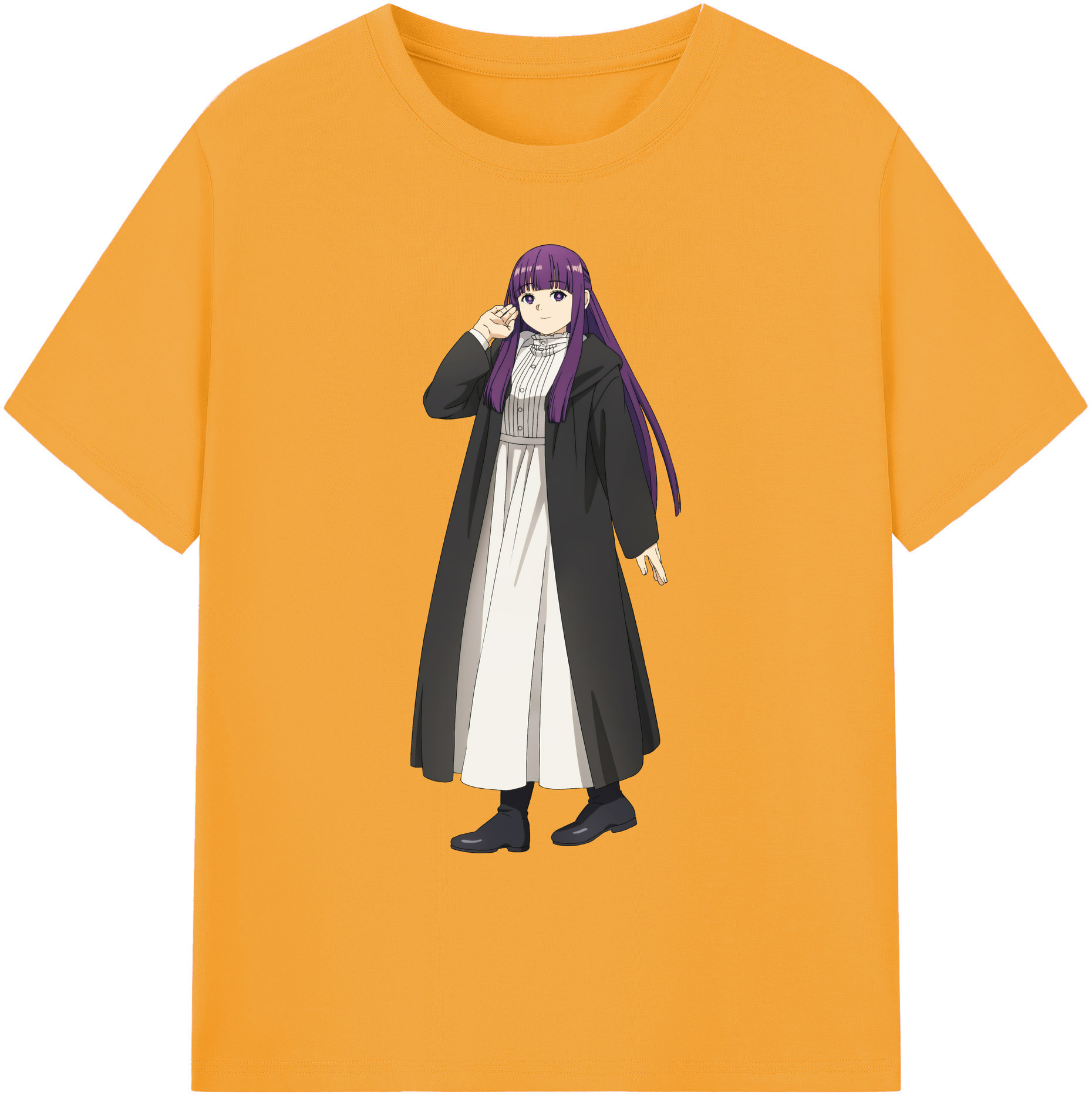 （画像用） 葬送のフリーレン Frieren 綿100％ メンズ半袖Tシャツ｜肌触りやわらか＆通気性