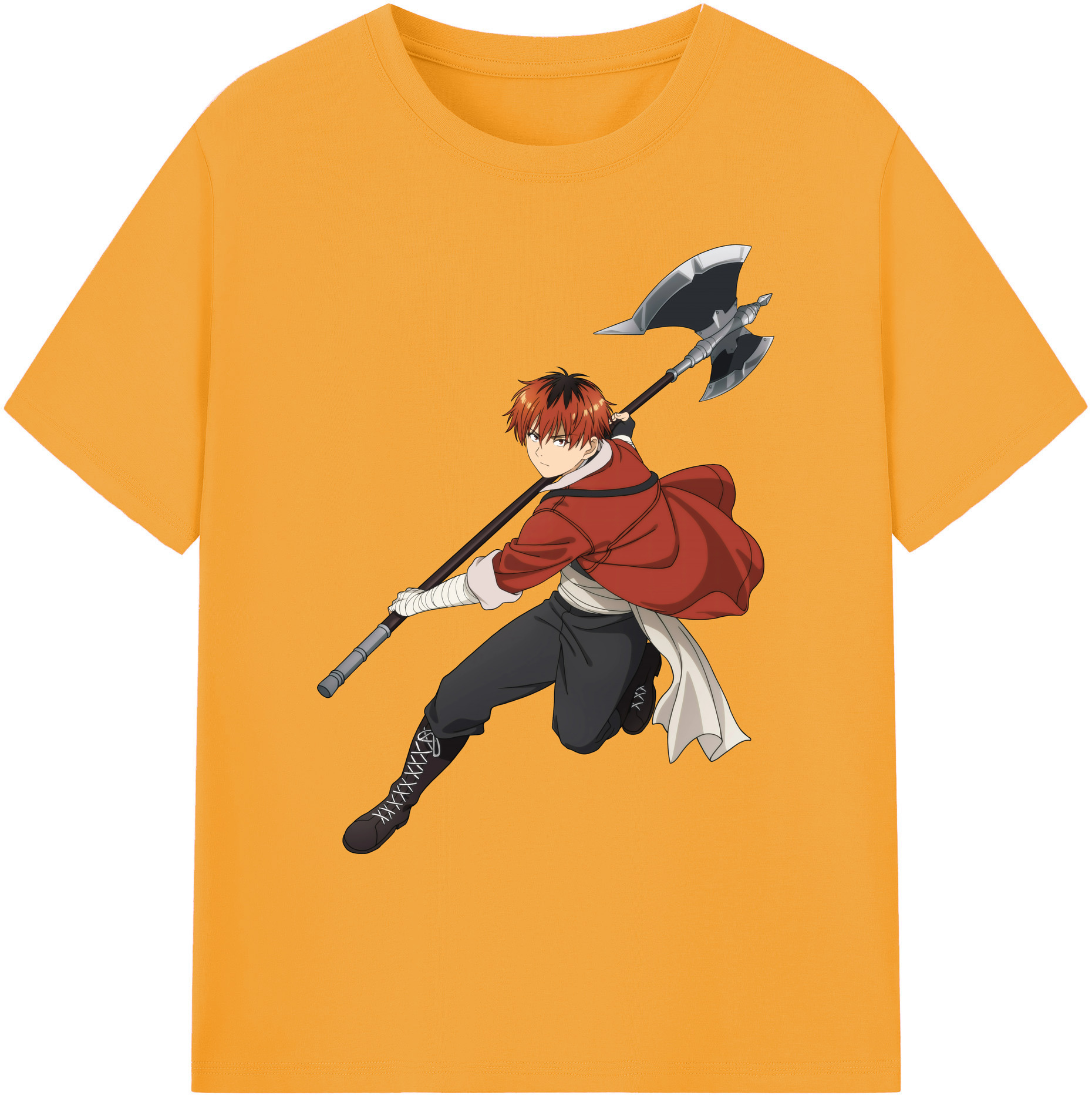 （画像用） 葬送のフリーレン Frieren 綿100％ メンズ半袖Tシャツ｜肌触りやわらか＆通気性