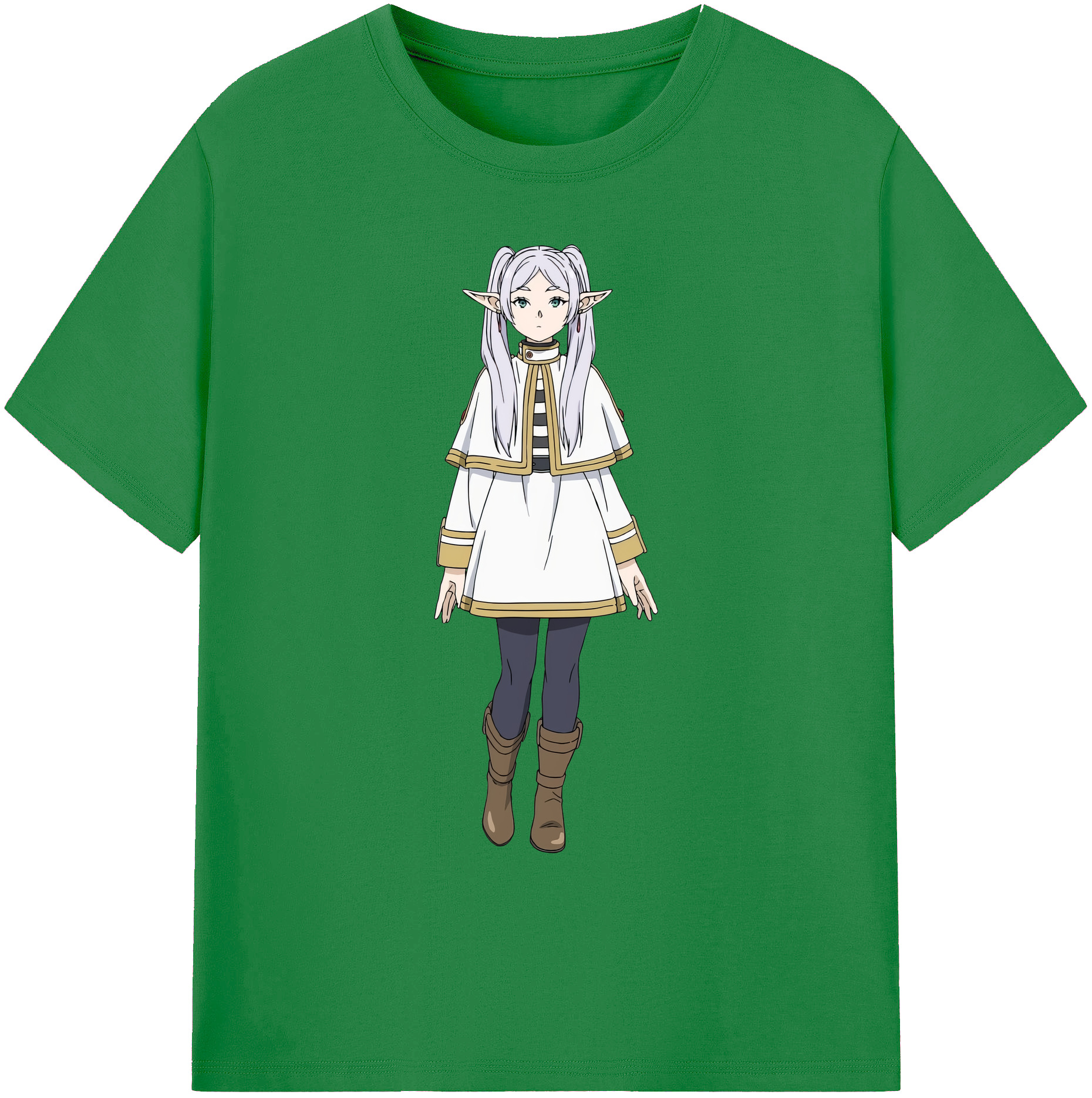 （画像用） 葬送のフリーレン Frieren 綿100％ メンズ半袖Tシャツ｜肌触りやわらか＆通気性