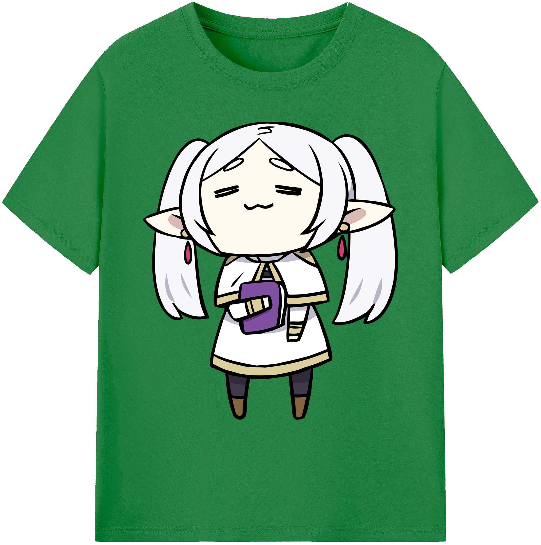 （画像用） 葬送のフリーレン Frieren 綿100％ メンズ半袖Tシャツ｜肌触りやわらか＆通気性