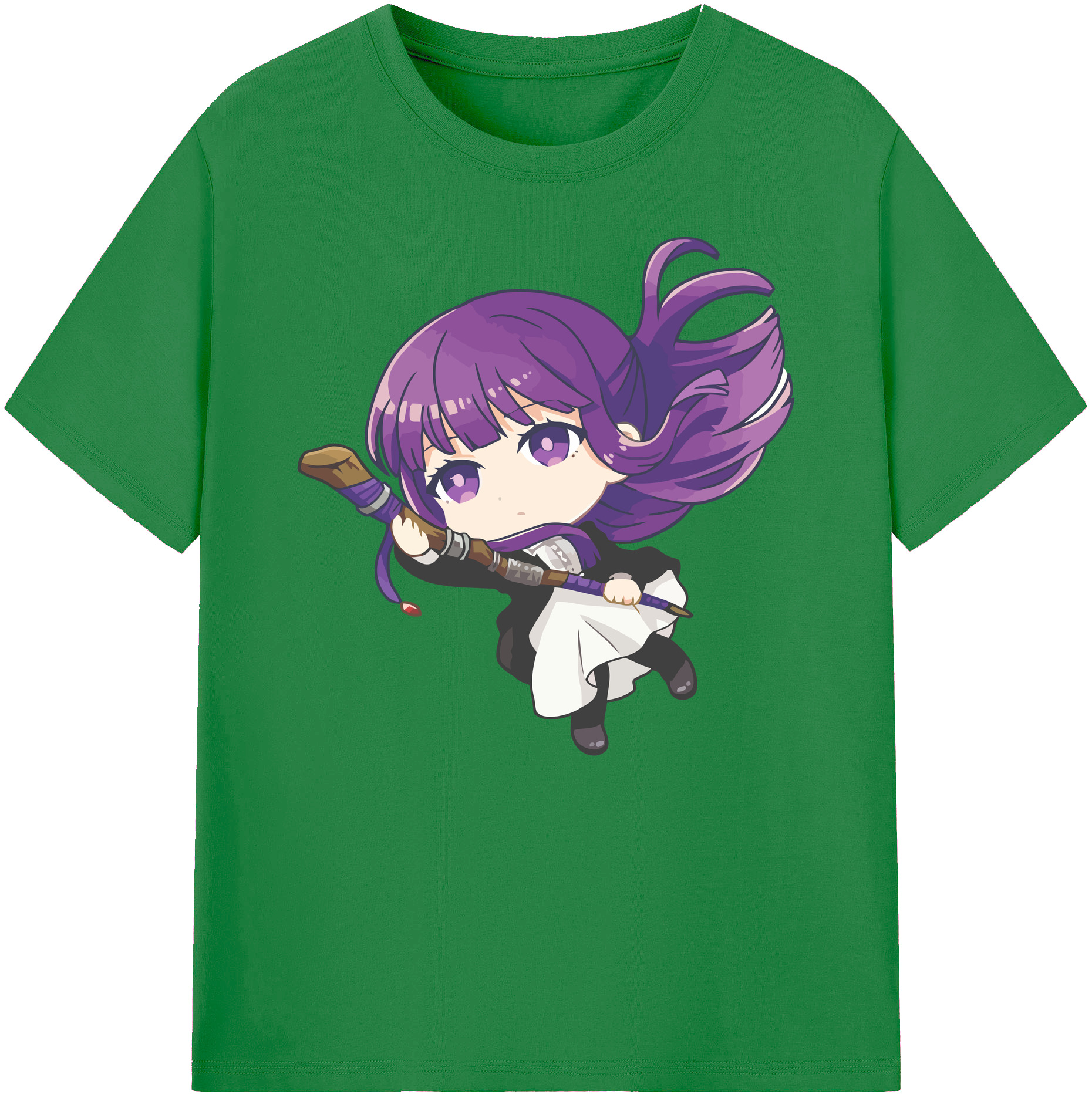 （画像用） 葬送のフリーレン Frieren 綿100％ メンズ半袖Tシャツ｜肌触りやわらか＆通気性