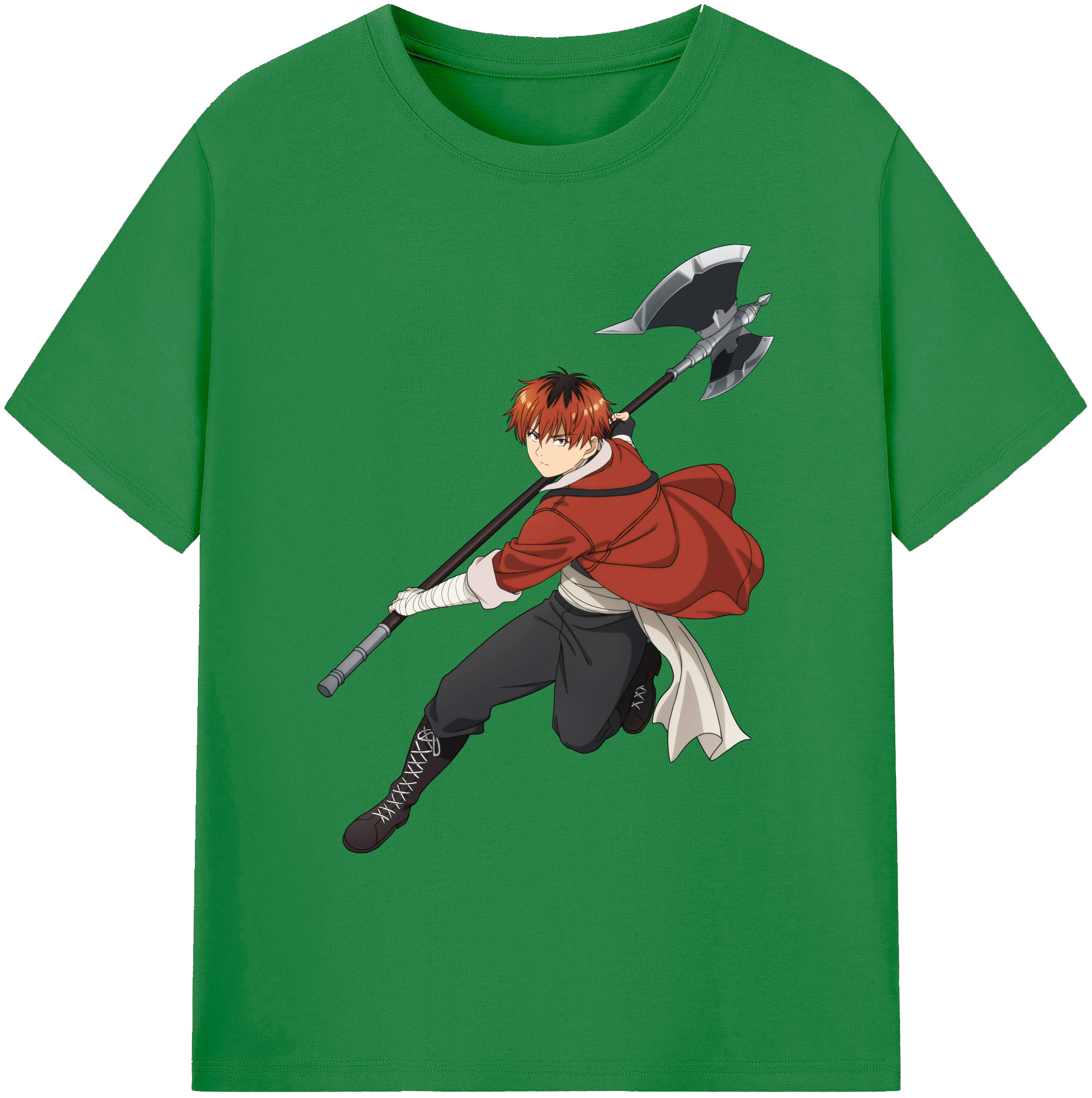 （画像用） 葬送のフリーレン Frieren 綿100％ メンズ半袖Tシャツ｜肌触りやわらか＆通気性