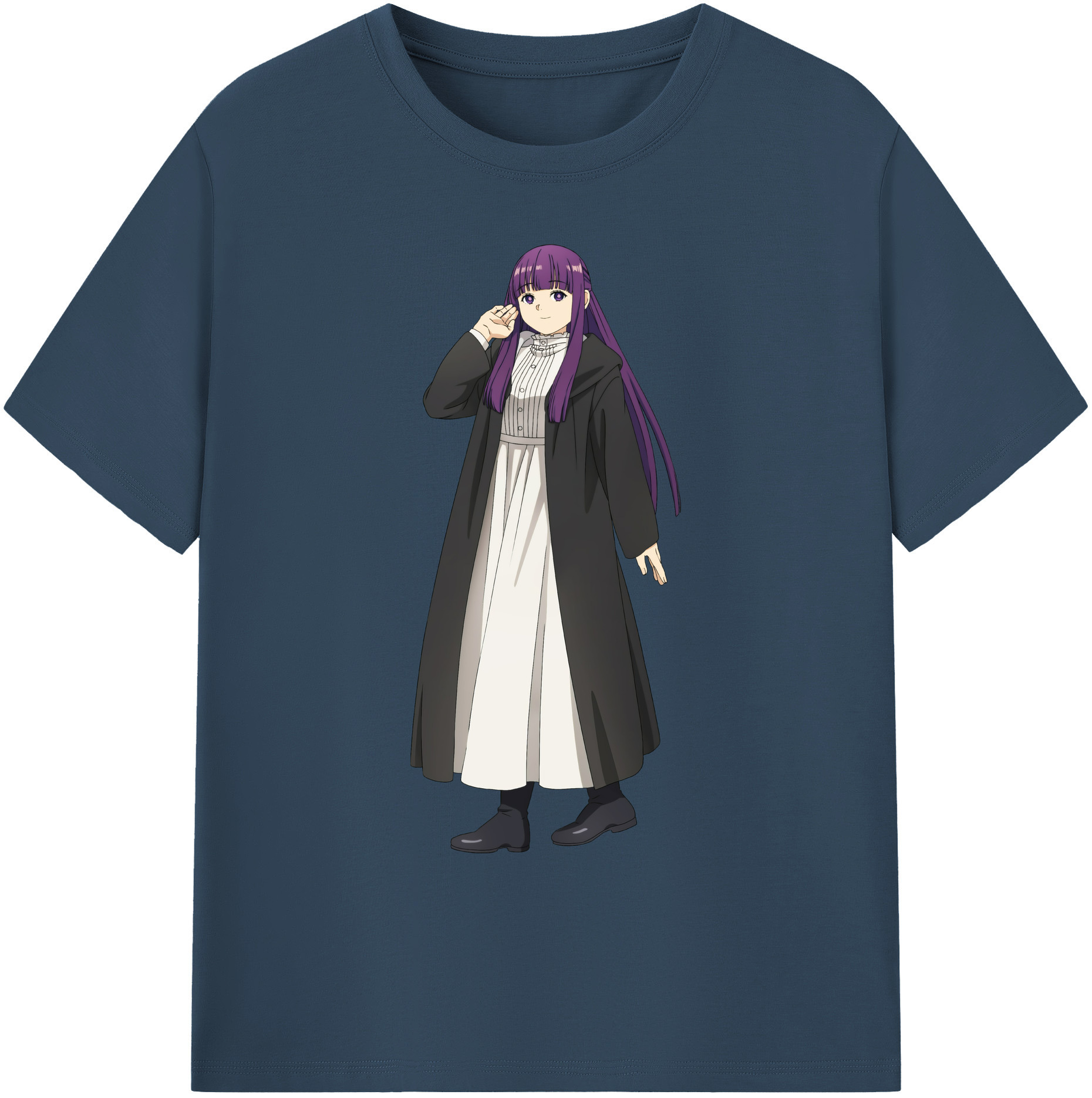 （画像用） 葬送のフリーレン Frieren 綿100％ メンズ半袖Tシャツ｜肌触りやわらか＆通気性