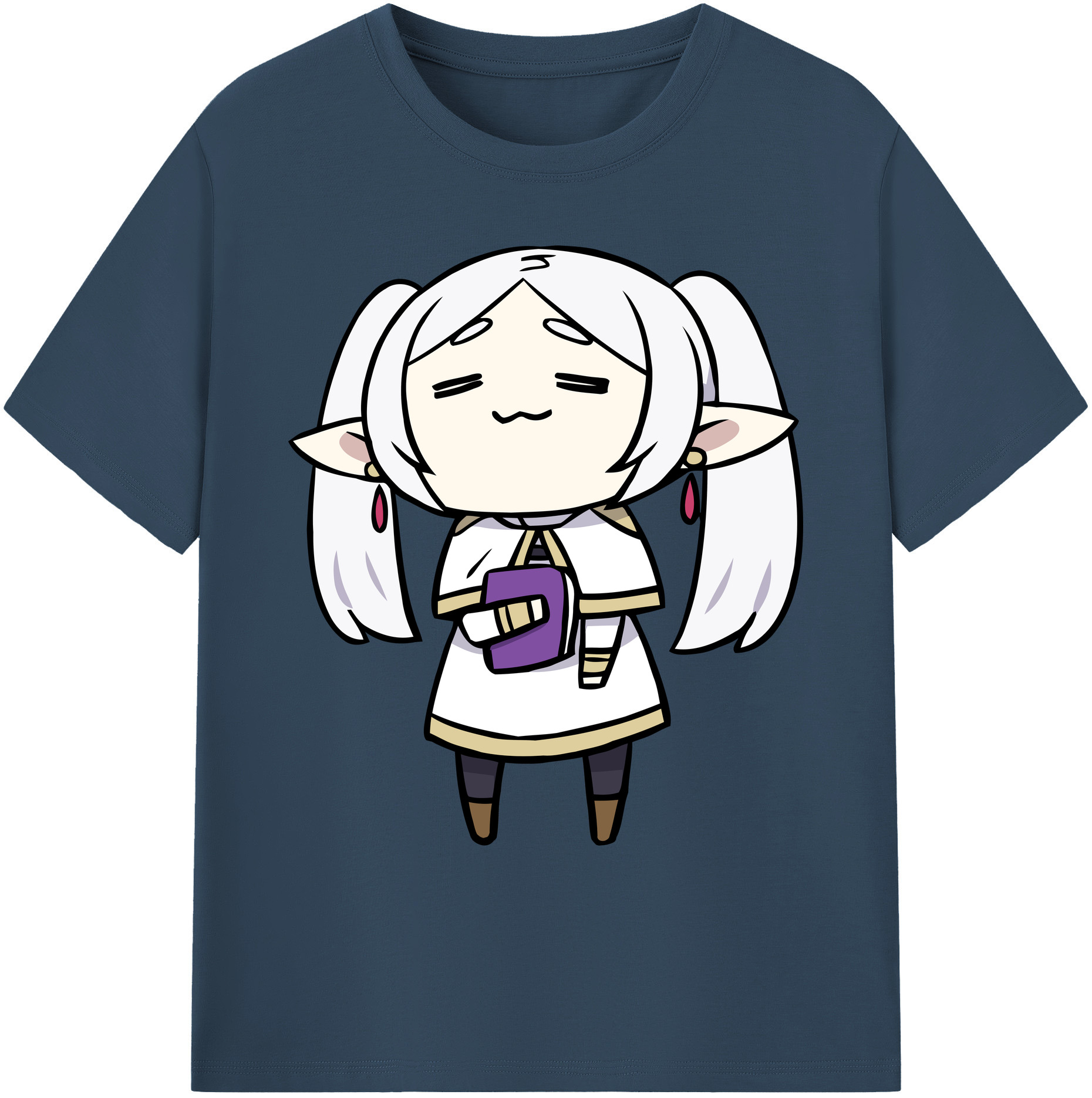 （画像用） 葬送のフリーレン Frieren 綿100％ メンズ半袖Tシャツ｜肌触りやわらか＆通気性