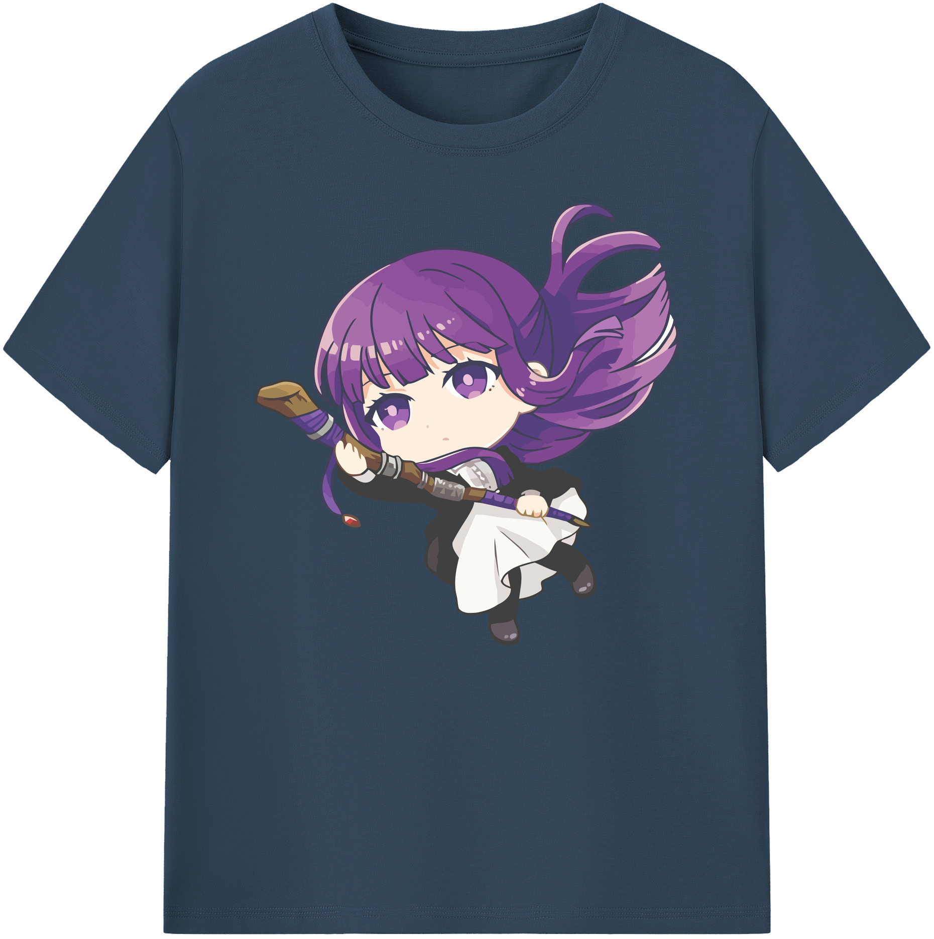 （画像用） 葬送のフリーレン Frieren 綿100％ メンズ半袖Tシャツ｜肌触りやわらか＆通気性