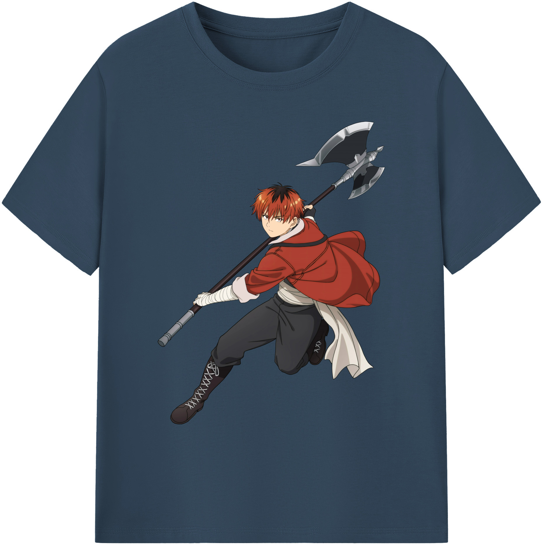 （画像用） 葬送のフリーレン Frieren 綿100％ メンズ半袖Tシャツ｜肌触りやわらか＆通気性