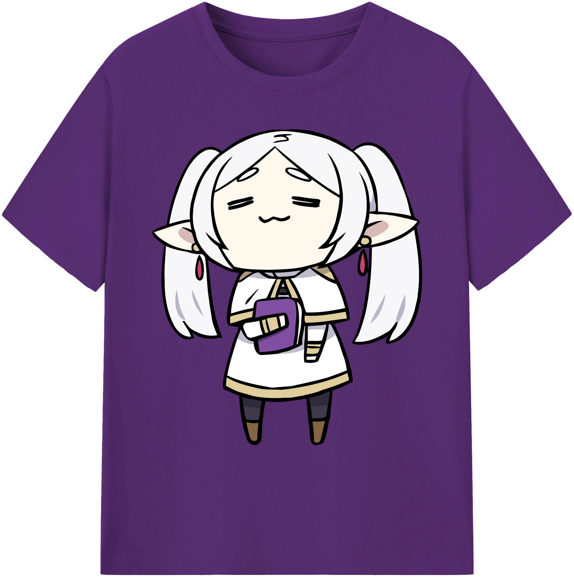 （画像用） 葬送のフリーレン Frieren 綿100％ メンズ半袖Tシャツ｜肌触りやわらか＆通気性