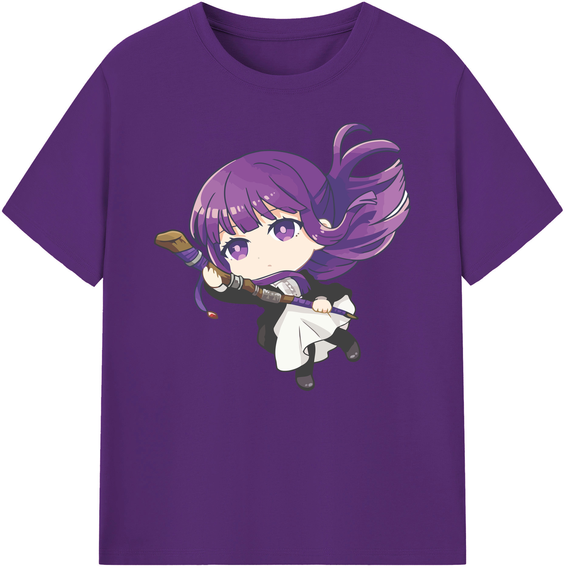 （画像用） 葬送のフリーレン Frieren 綿100％ メンズ半袖Tシャツ｜肌触りやわらか＆通気性