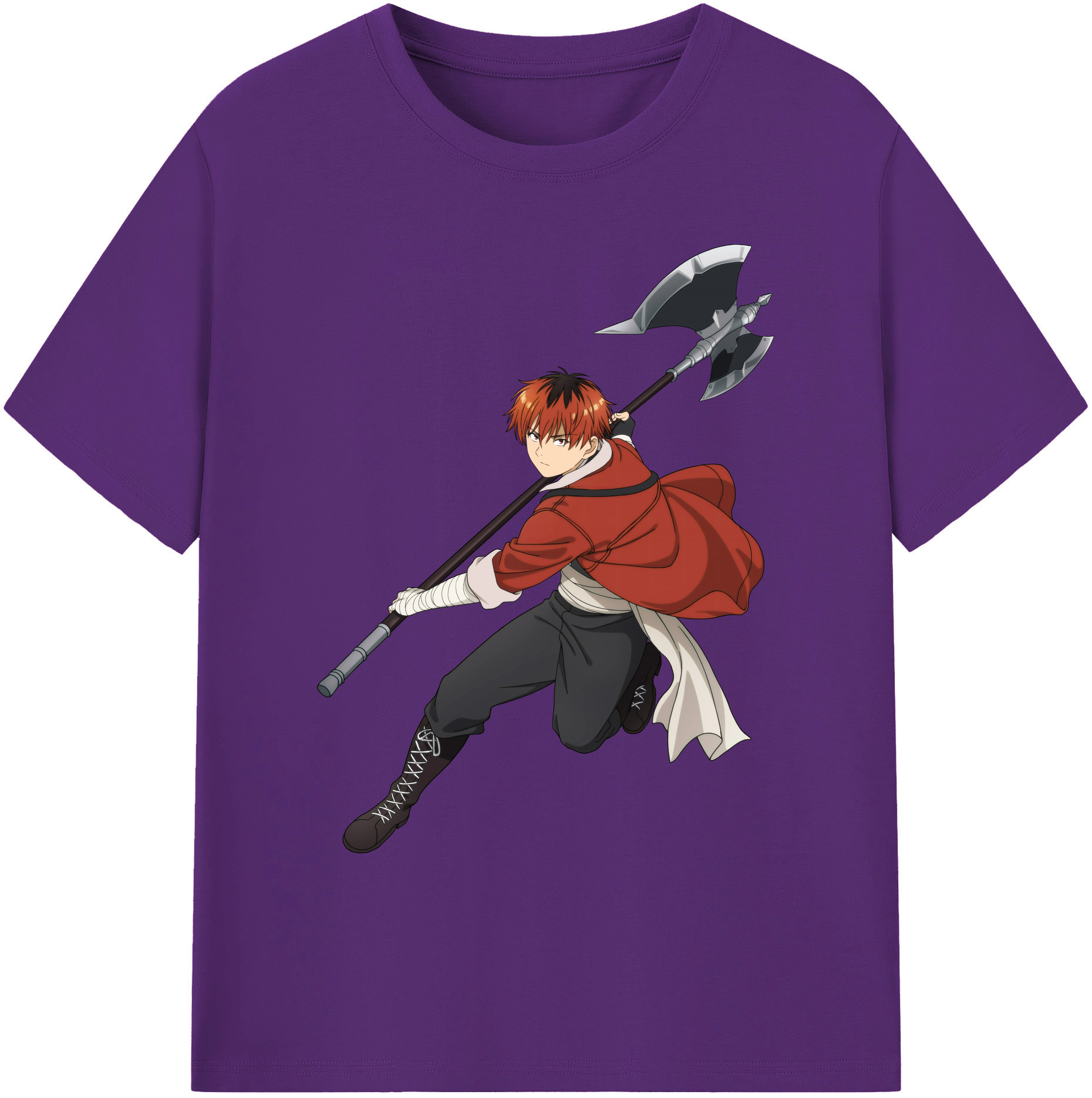 （画像用） 葬送のフリーレン Frieren 綿100％ メンズ半袖Tシャツ｜肌触りやわらか＆通気性