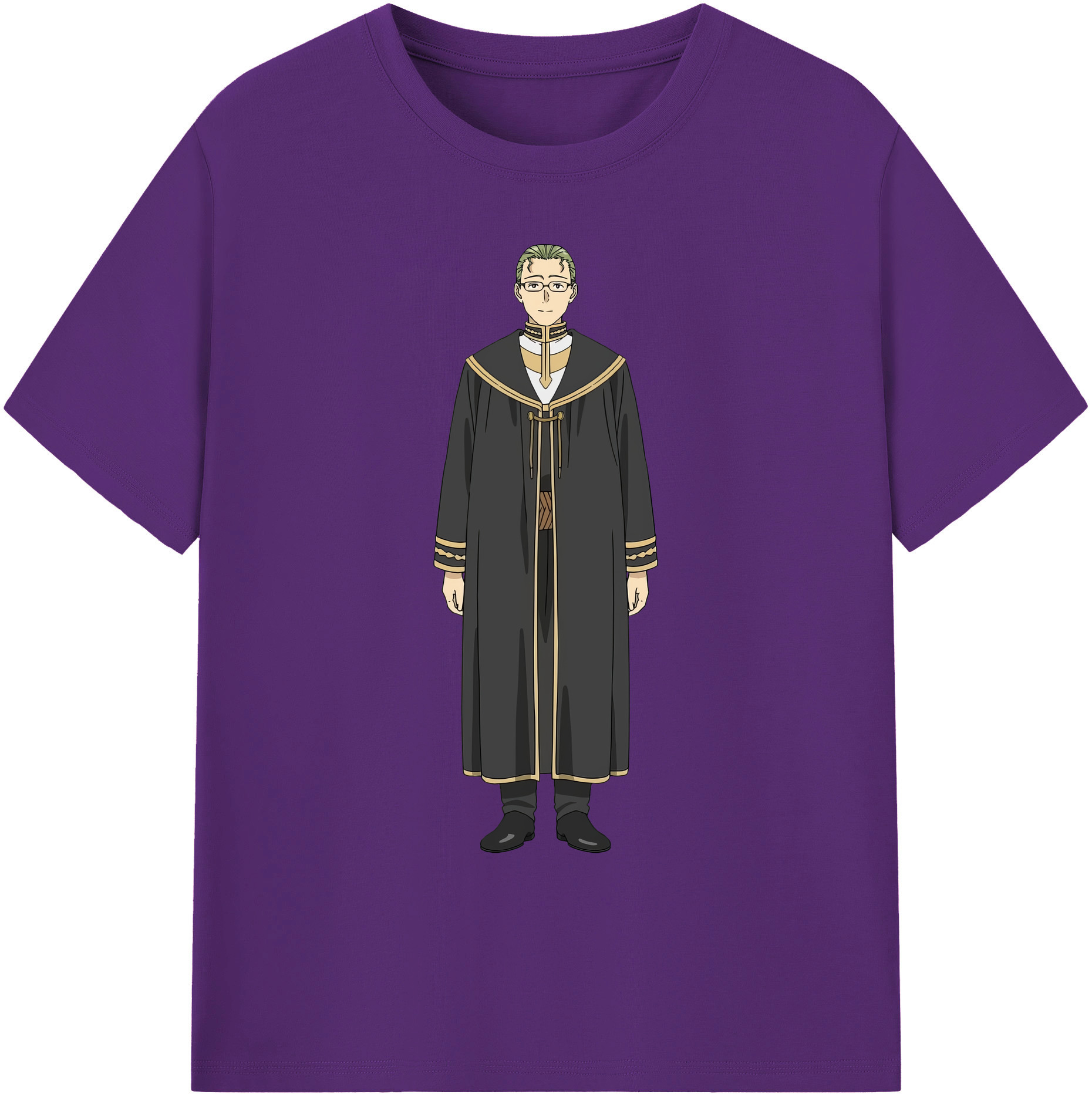 （画像用） 葬送のフリーレン Frieren 綿100％ メンズ半袖Tシャツ｜肌触りやわらか＆通気性