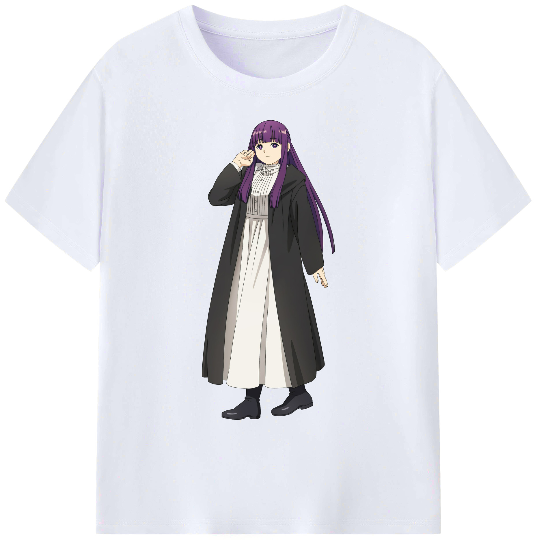 （画像用） 葬送のフリーレン Frieren 綿100％ メンズ半袖Tシャツ｜肌触りやわらか＆通気性