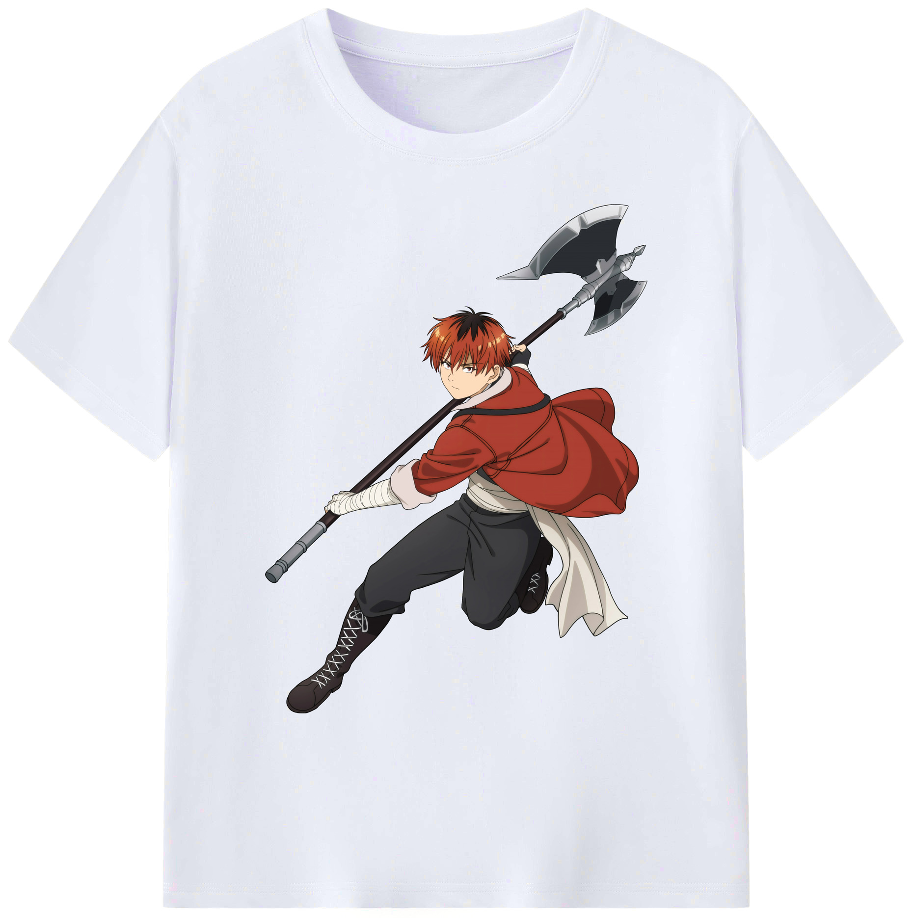 （画像用） 葬送のフリーレン Frieren 綿100％ メンズ半袖Tシャツ｜肌触りやわらか＆通気性
