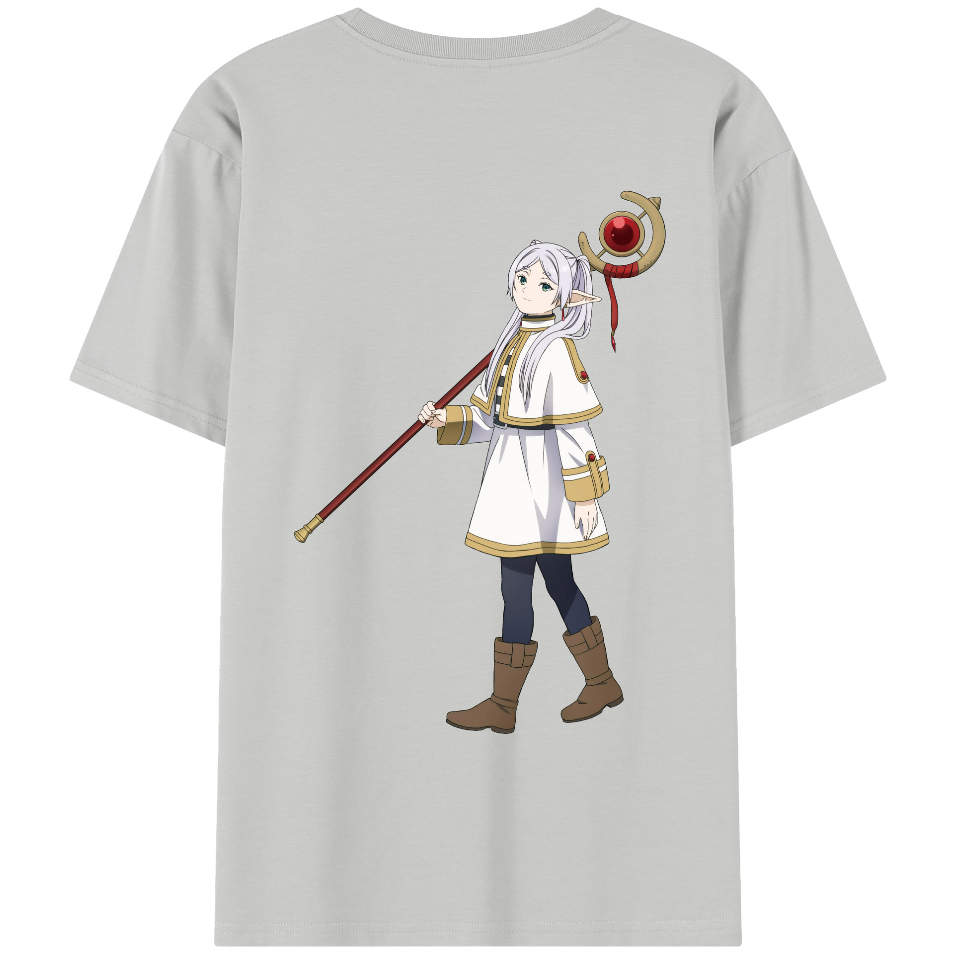 （画像用） 葬送のフリーレン Frieren レディース半袖Tシャツ(バックプリント)