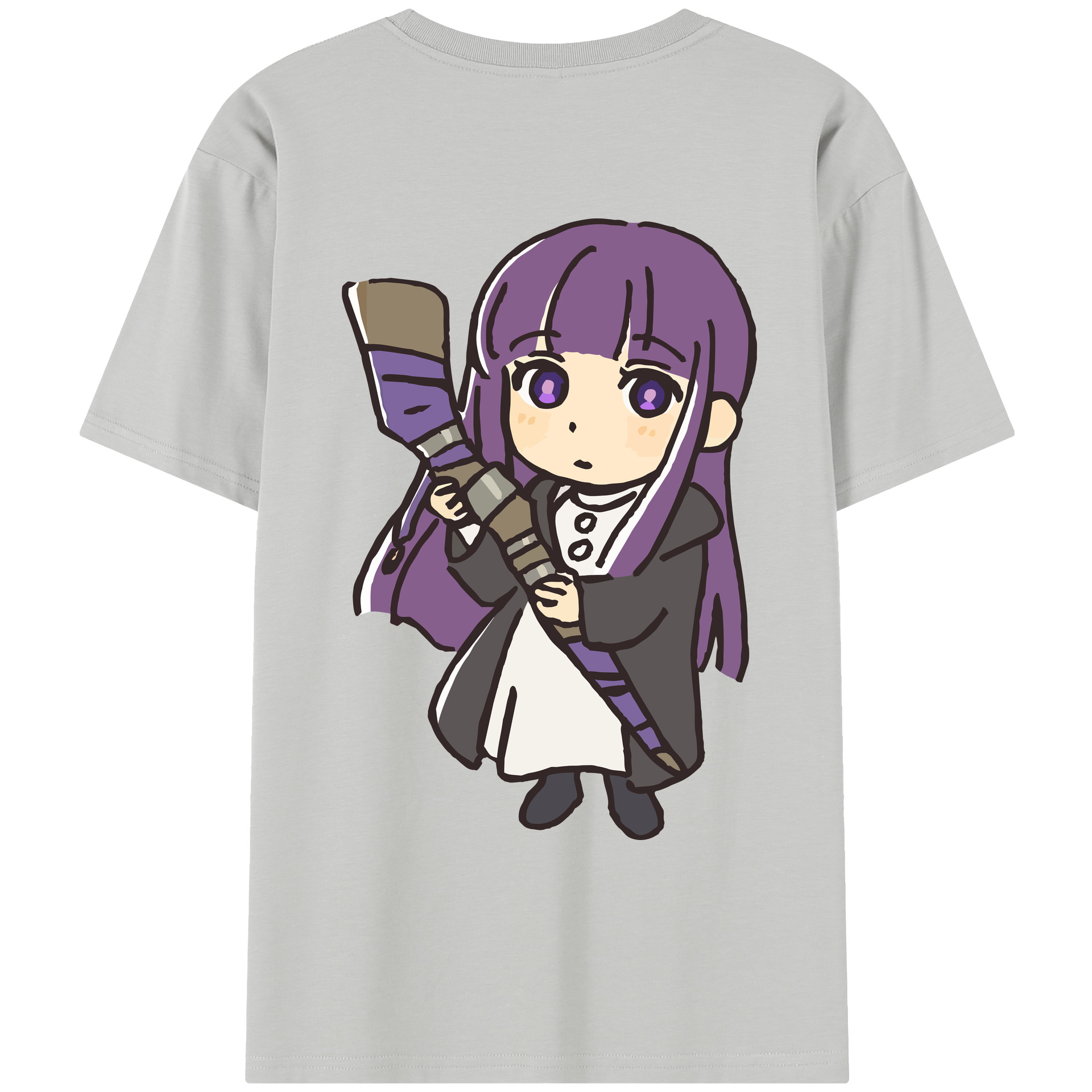 （画像用） 葬送のフリーレン Frieren レディース半袖Tシャツ(バックプリント)