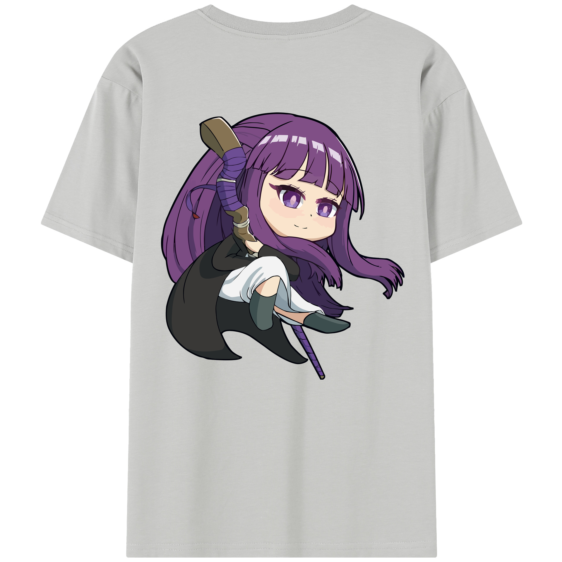 （画像用） 葬送のフリーレン Frieren レディース半袖Tシャツ(バックプリント)