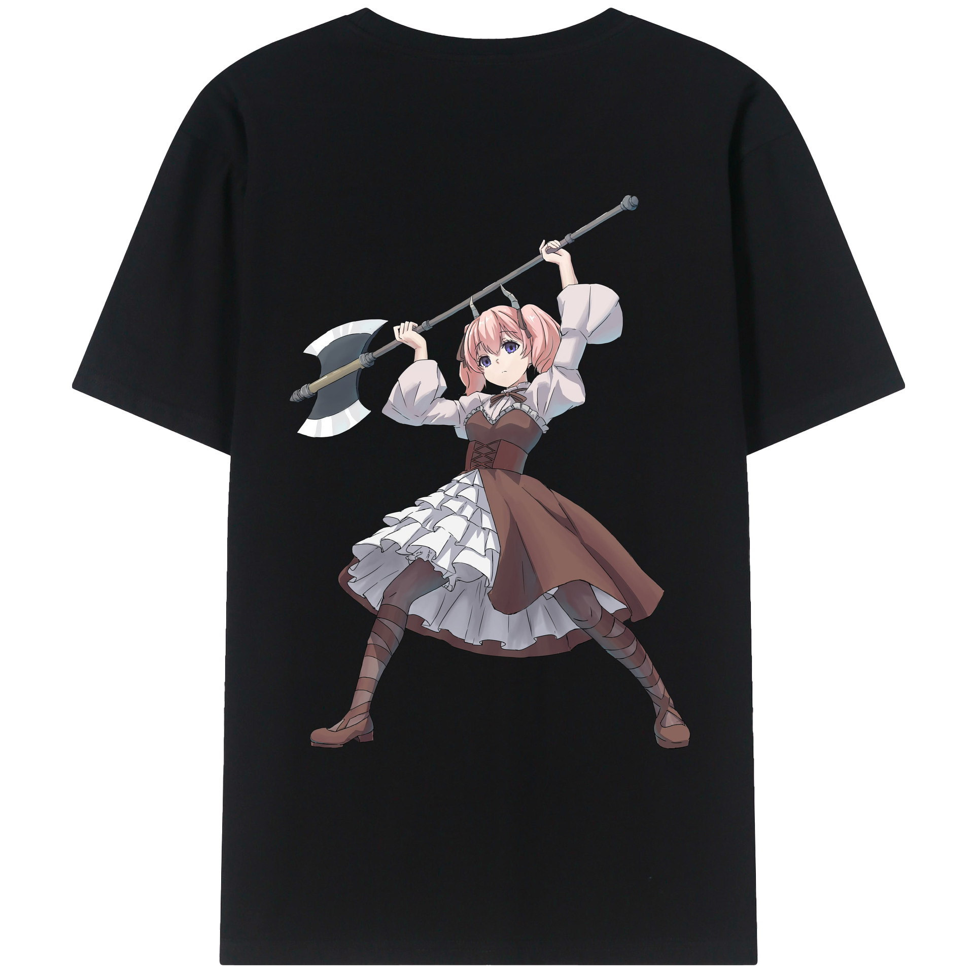 （画像用） 葬送のフリーレン Frieren レディース半袖Tシャツ(バックプリント)
