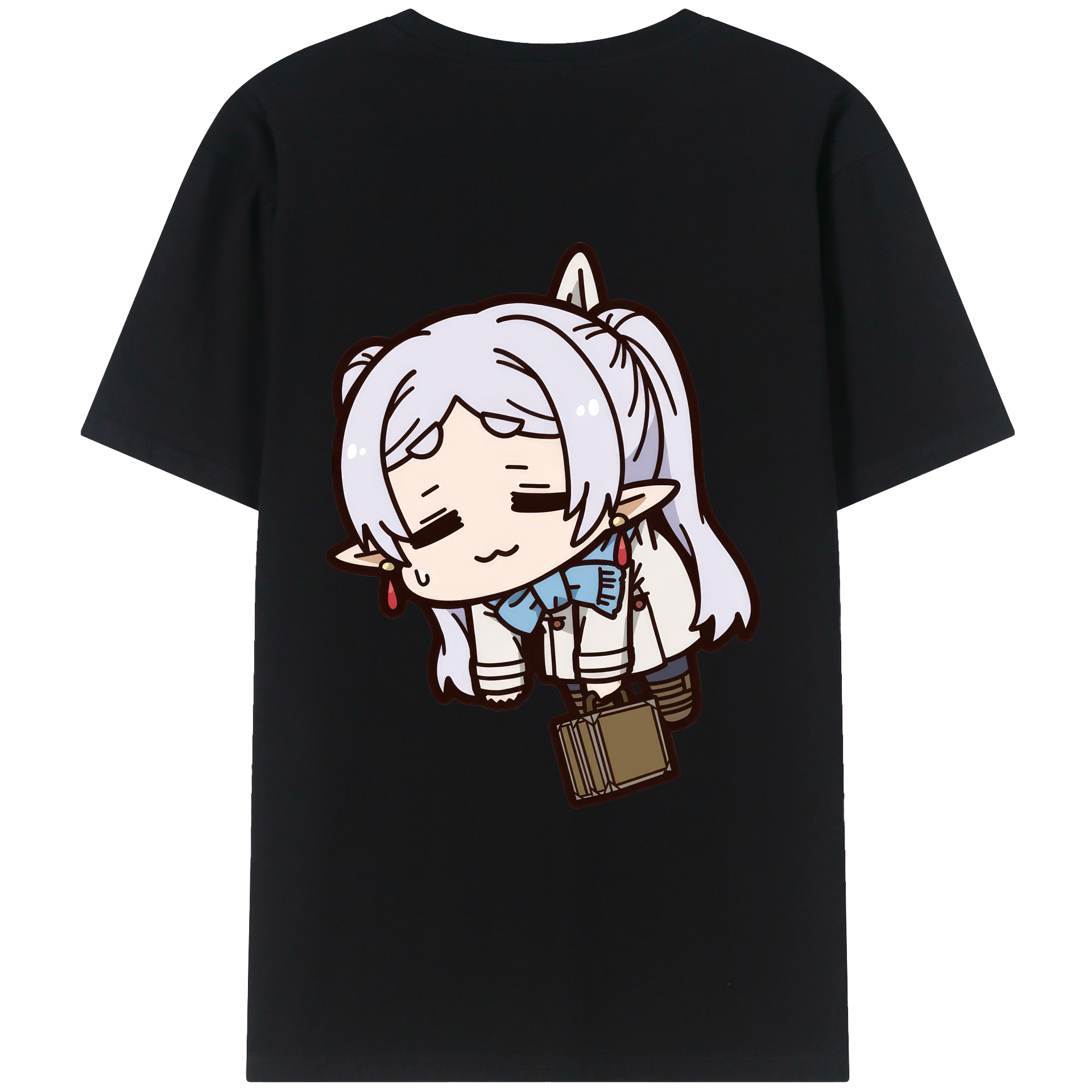 （画像用） 葬送のフリーレン Frieren レディース半袖Tシャツ(バックプリント)