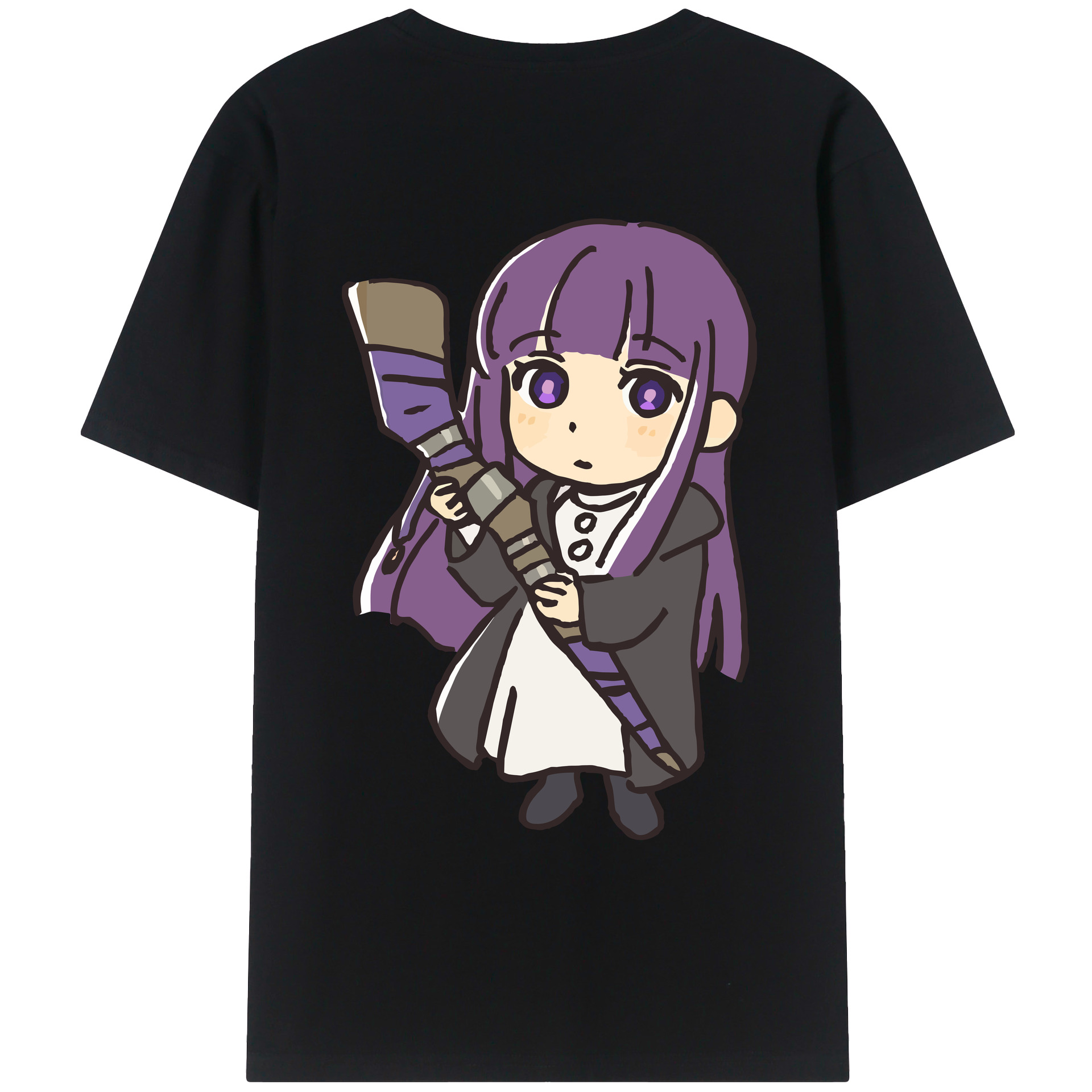 （画像用） 葬送のフリーレン Frieren レディース半袖Tシャツ(バックプリント)