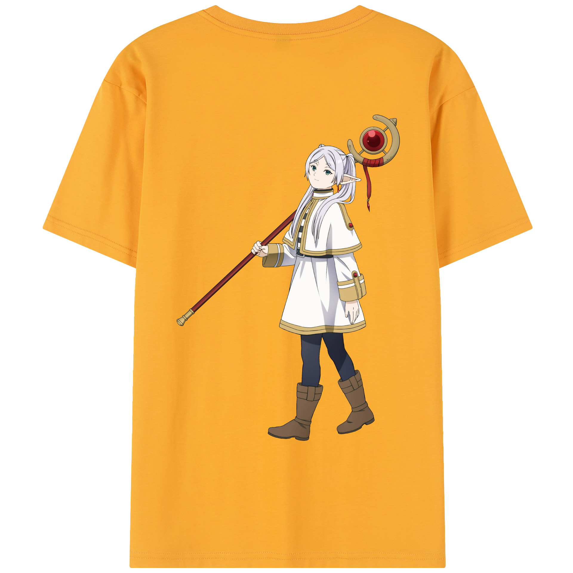 （画像用） 葬送のフリーレン Frieren レディース半袖Tシャツ(バックプリント)